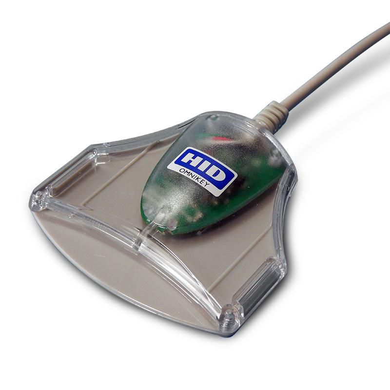Omnikey 3021 USB-Chipkartenleser – USB 2.0, Weiss, 74×13×64 mm