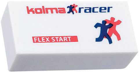 Racer Radiergummi Flex Start 31.193.20 – für Bleistifte, schmierfrei, 7B–9H