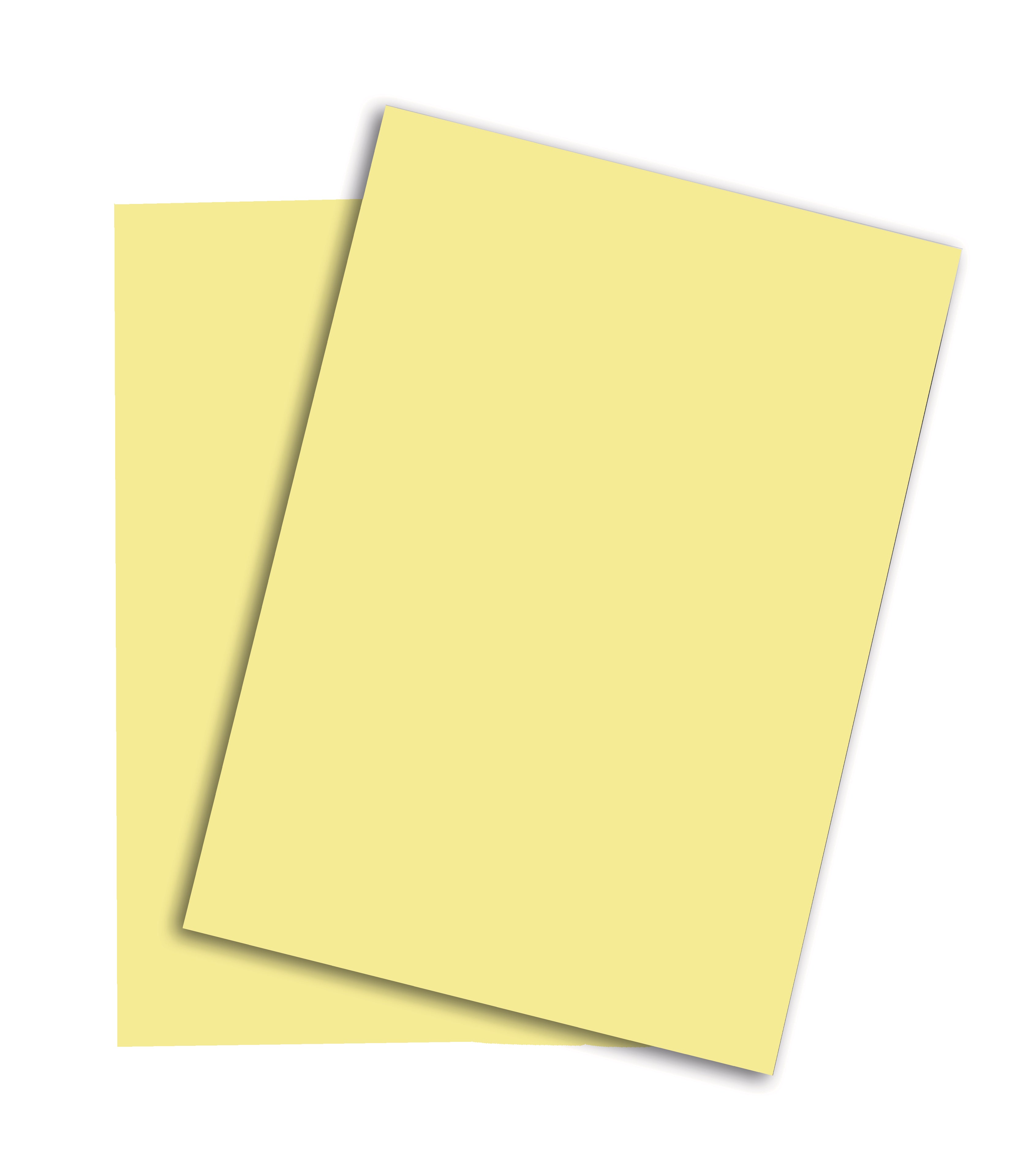 Rainbow Farbiges Kopierpapier Hellgelb – A4, 120 g/m², 250 Blatt