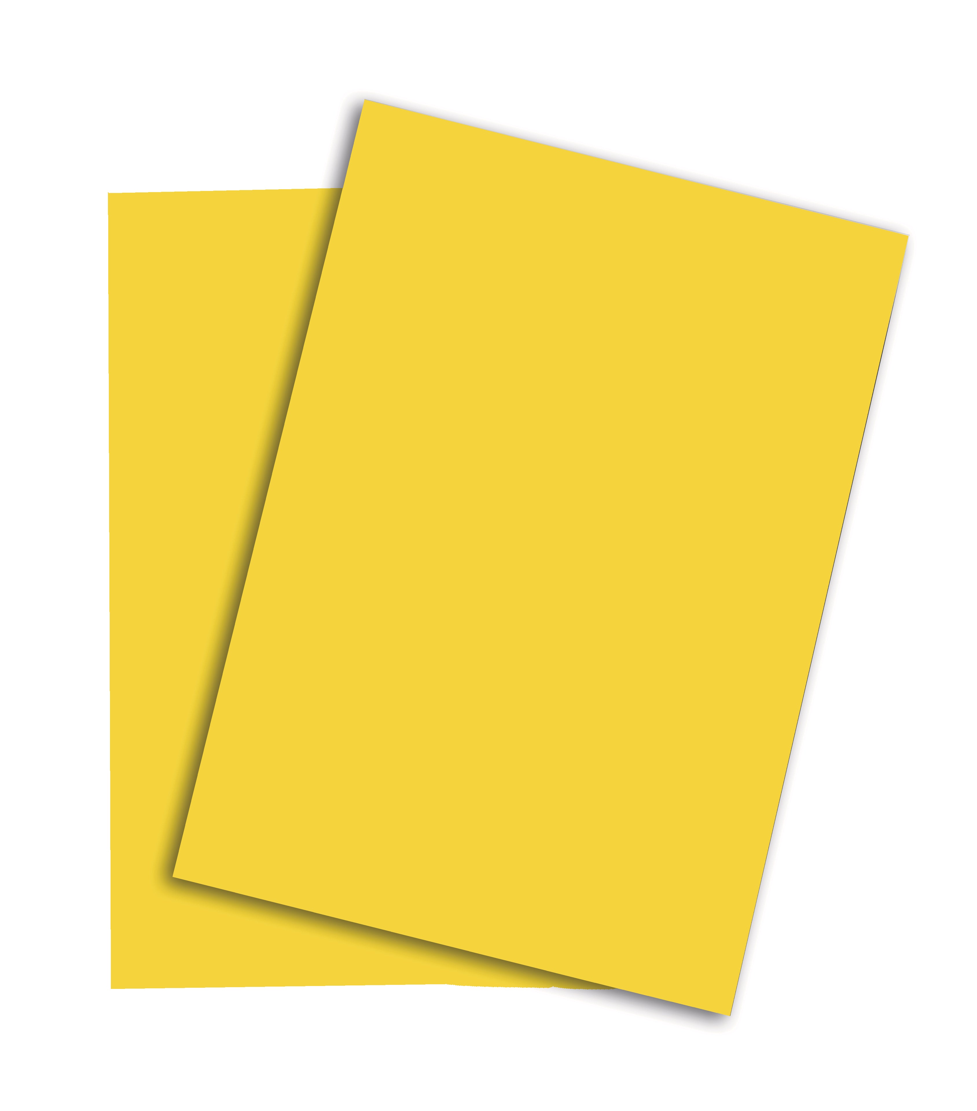 Rainbow Farbiges Kopierpapier Intensivgelb – A4, 120 g/m², 250 Blatt