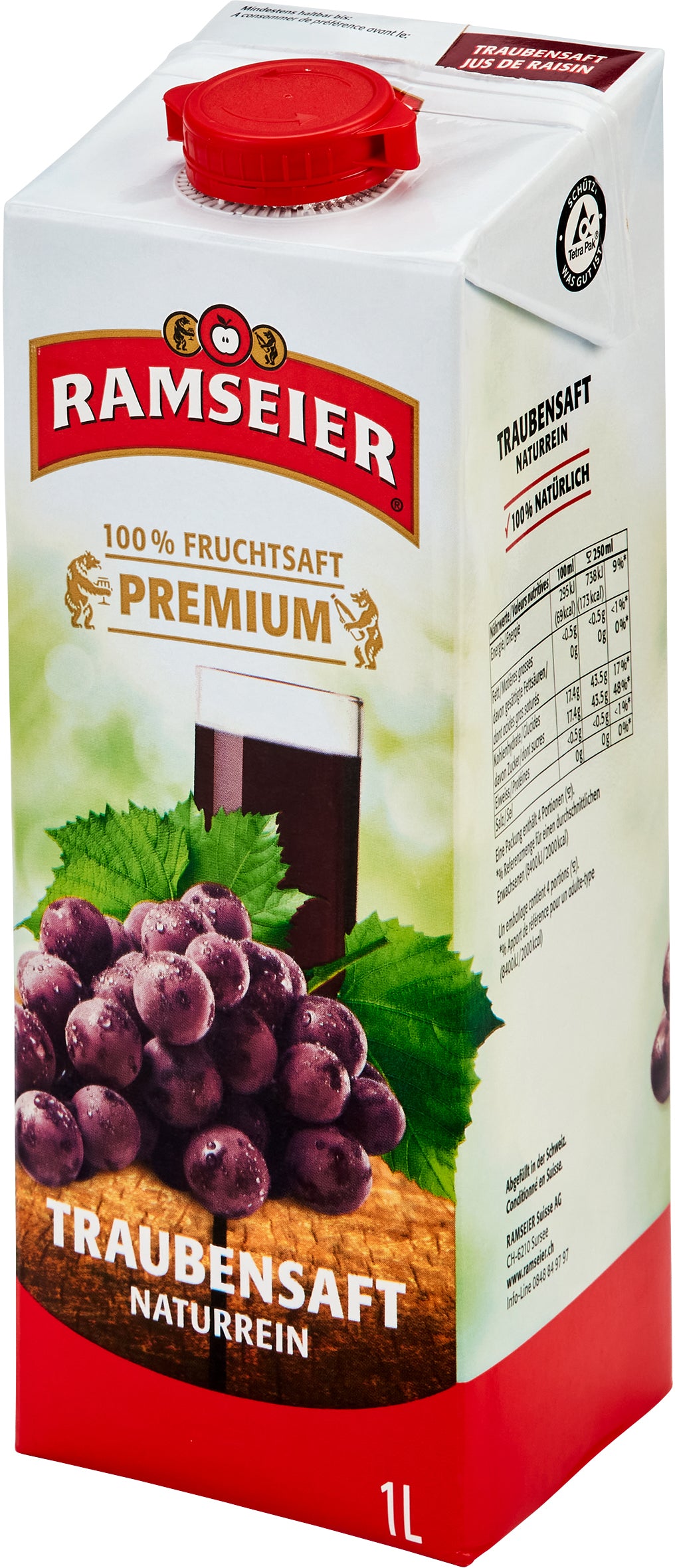 Ramseier Traubensaft 100% – 1 l