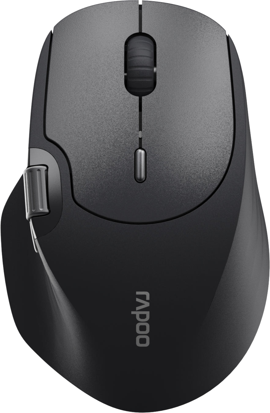 Rapoo MT560 – Gaming-Maus – Kabellos (Bluetooth/2,4 GHz), 3200 DPI, Rechts, Schwarz