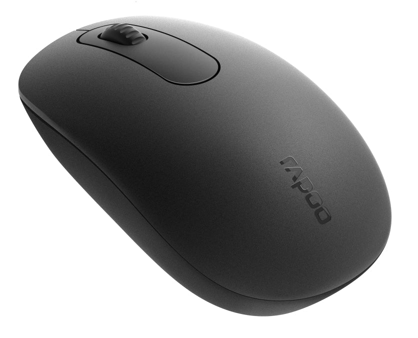 Rapoo N200 – Maus – Kabelgebunden (USB‑A), beidhändig, Schwarz