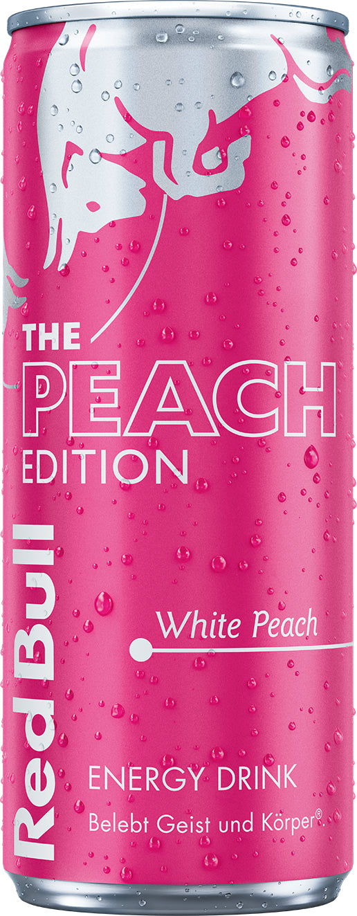 Red Bull Energy Drink Peach Edition – 24 × 2,5 dl