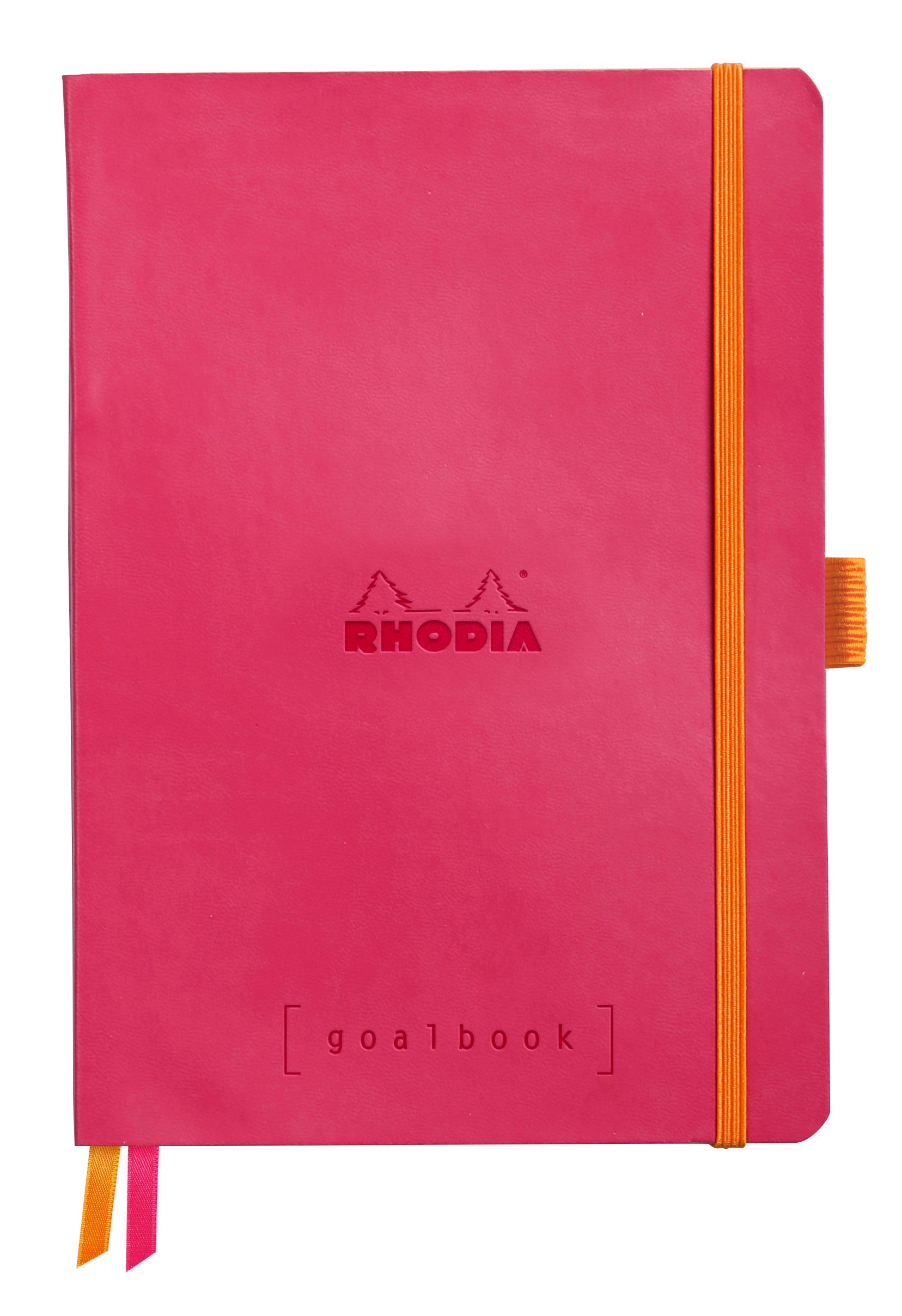 Rhodia Bullet Journal – 155 × 215 mm – punktiert – 131 Seiten – Softcover, Gummiband, Stiftschlaufe, Himbeer