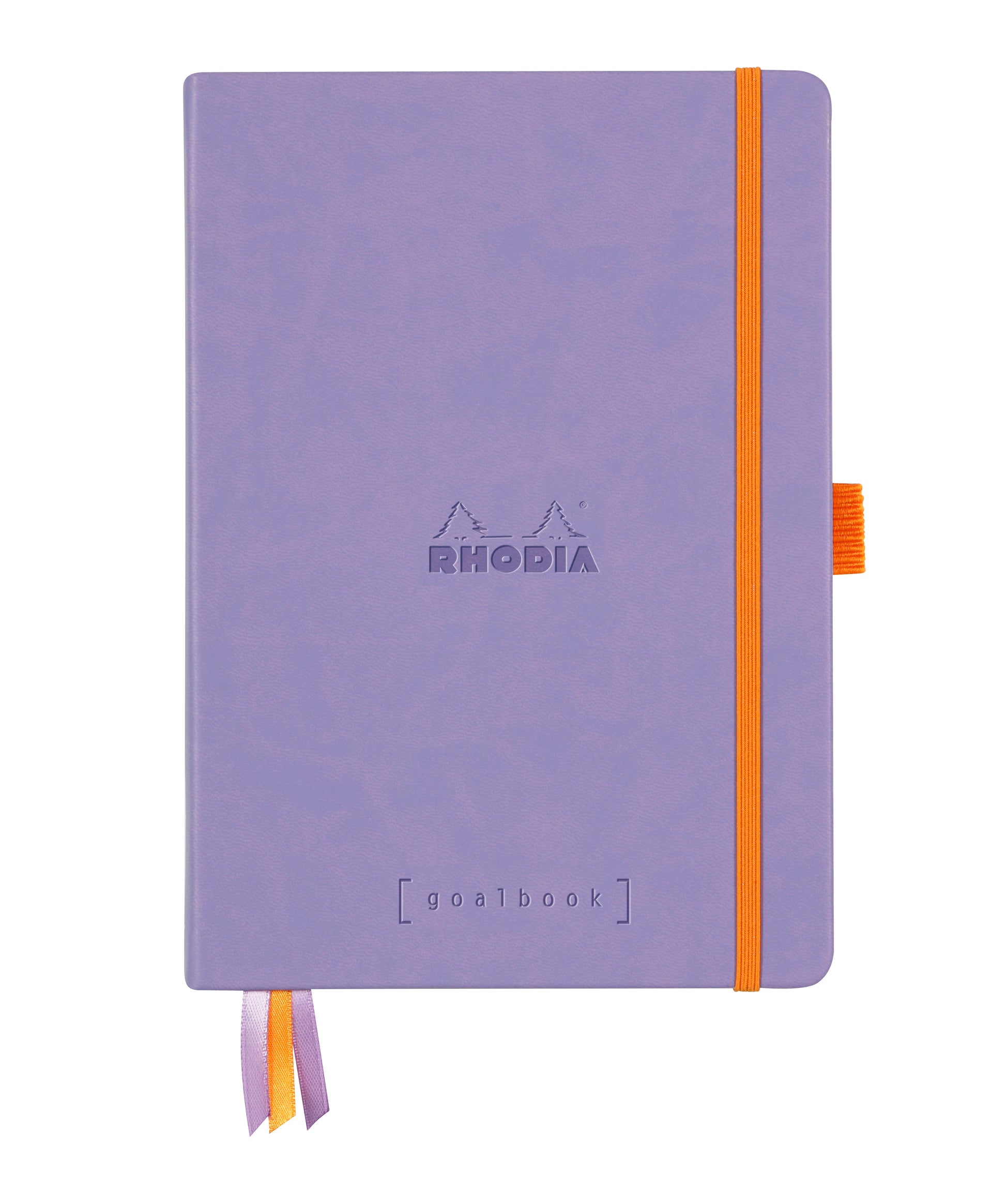 Rhodia Goalbook Notizbuch – A5 – punktiert – 240 Seiten – Hardcover, Gummiband, Stiftschlaufe – Iris