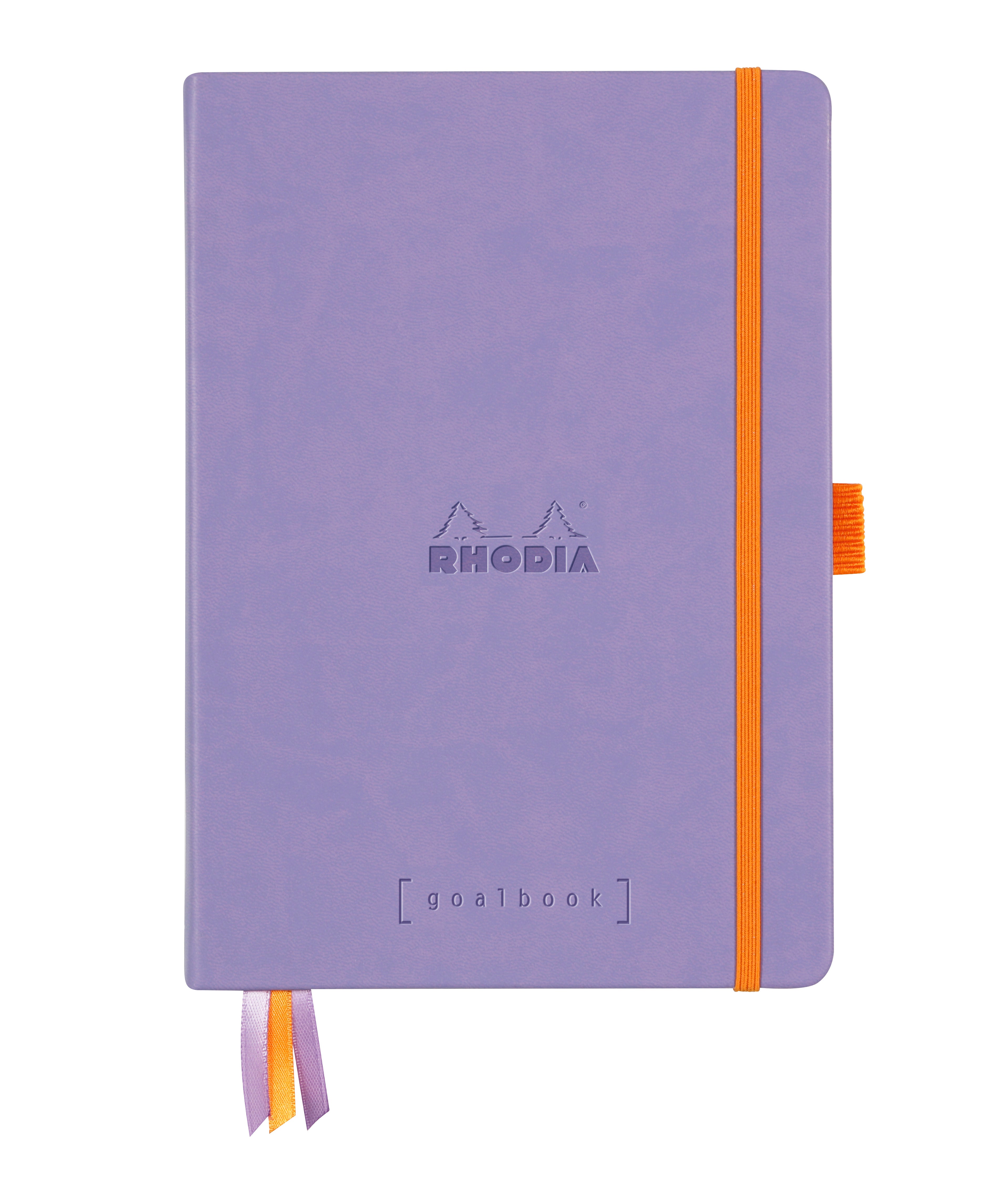 Rhodia Goalbook Notizbuch – A5 – punktiert – 240 Seiten – Hardcover, Gummiband, Stiftschlaufe – Iris