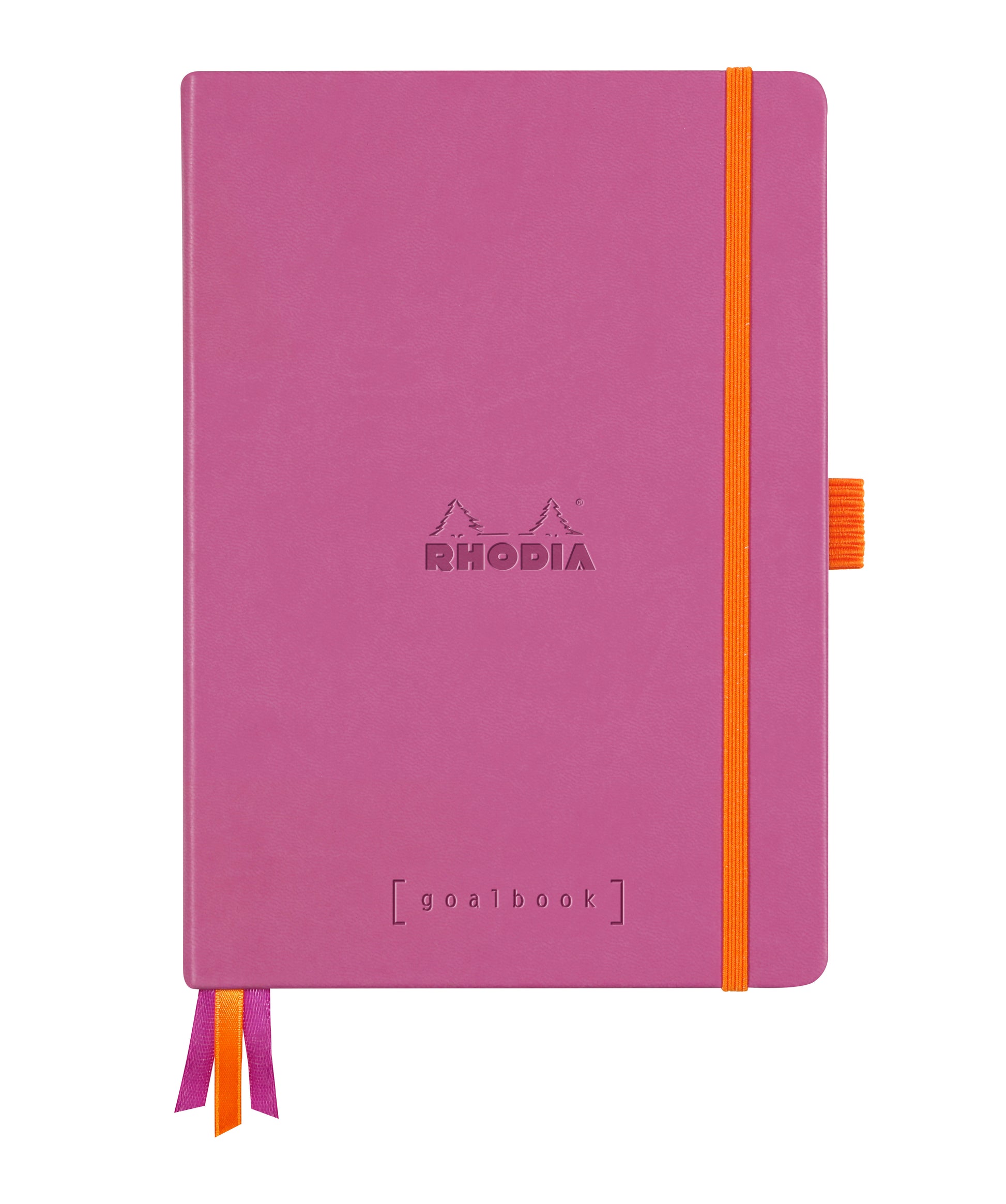 Rhodia Goalbook Notizbuch – A5 – punktiert – Hardcover, Gummiband, Stiftschlaufe, lila