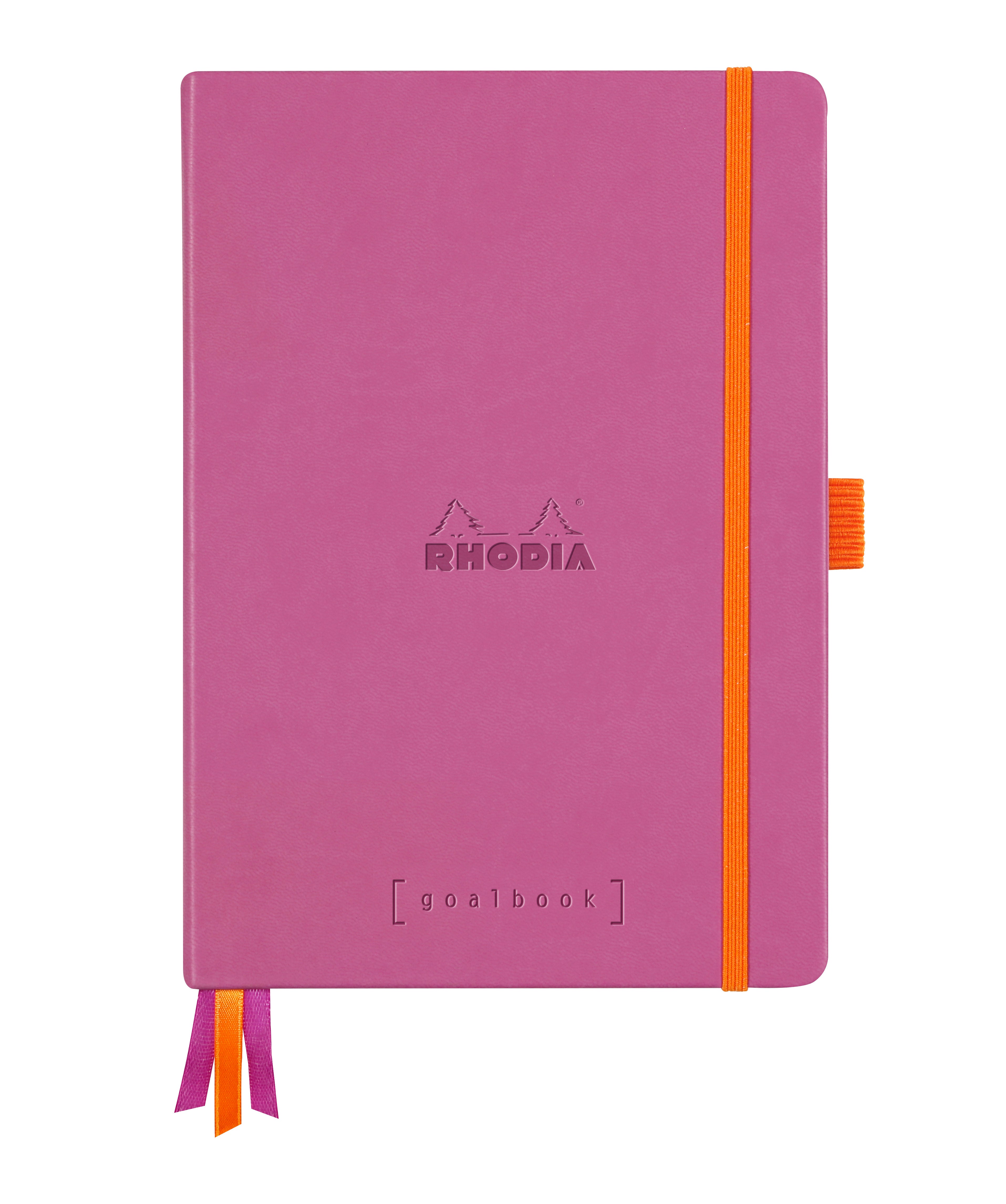 Rhodia Goalbook Notizbuch – A5 – punktiert – Hardcover, Gummiband, Stiftschlaufe, lila