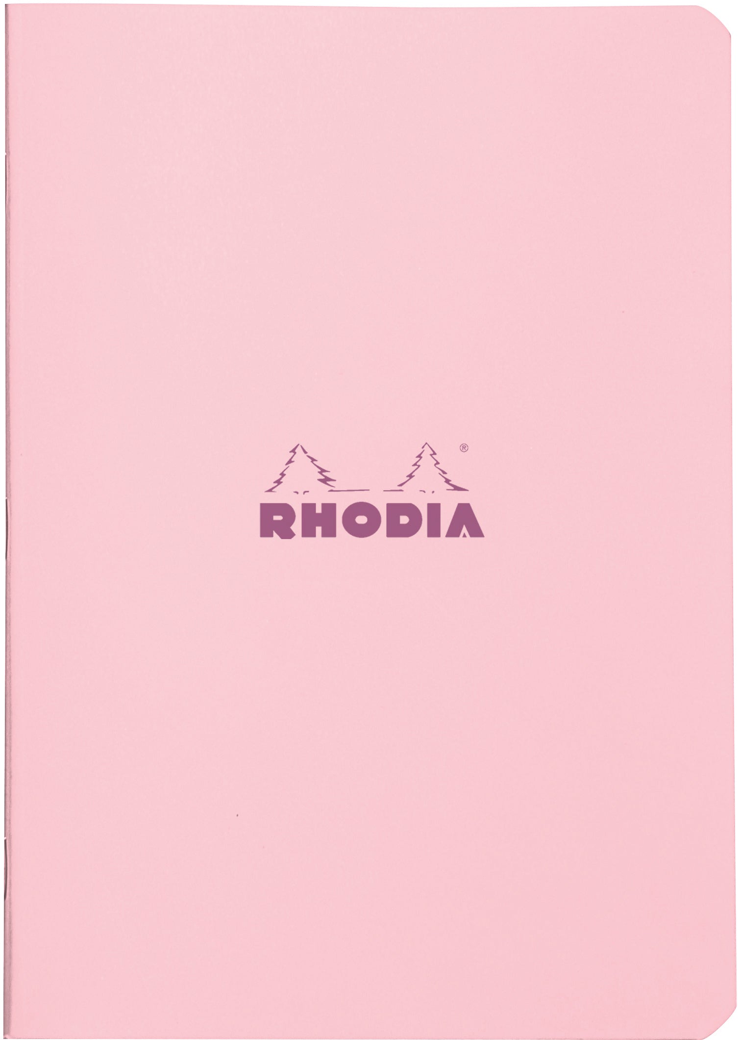 Rhodia Couleurs Notizheft – A5 – kariert – 80 Blatt – 80 g/m² – gebunden, wasserfester Einband, rosa, FSC