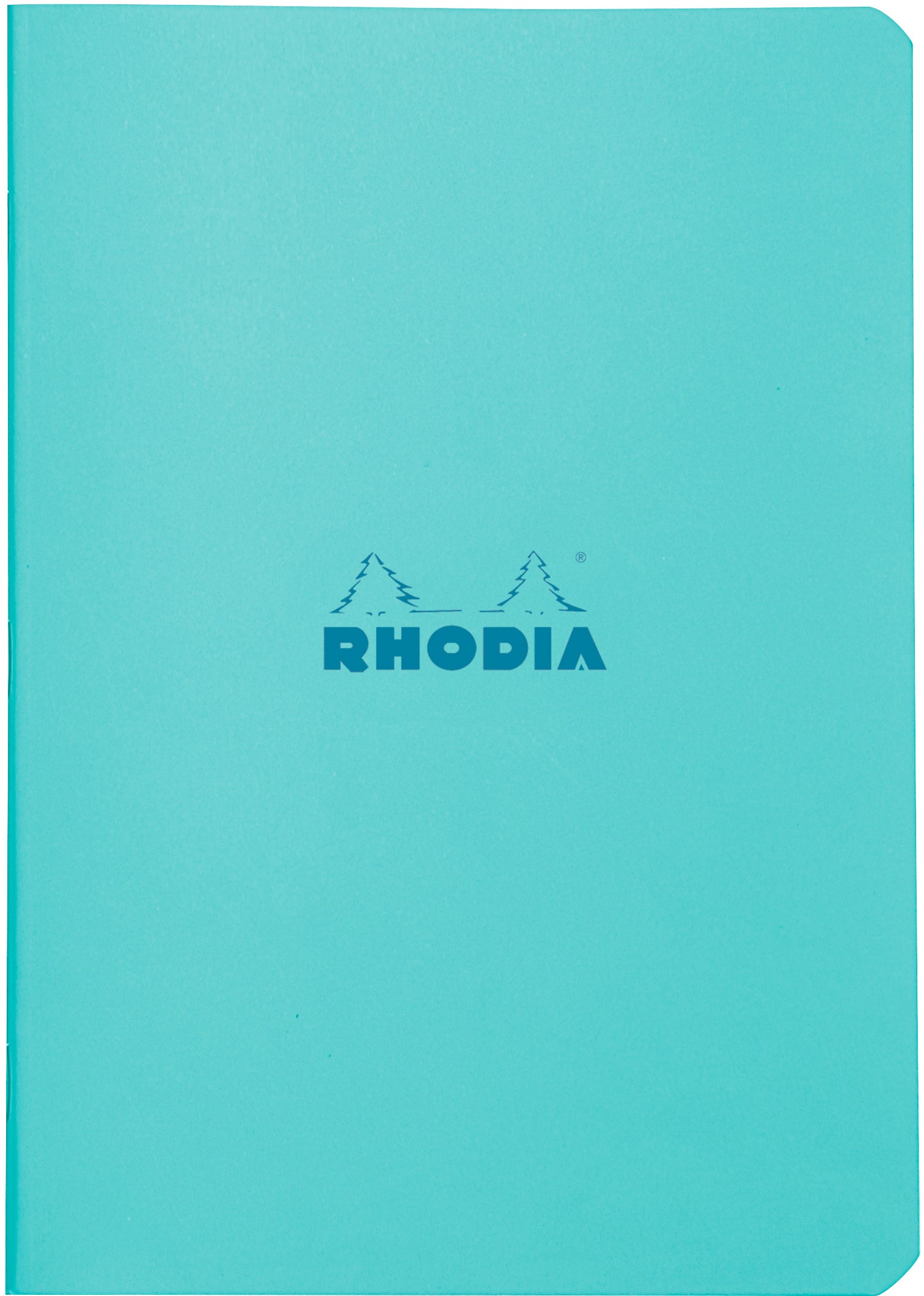 Rhodia Couleurs Notizheft – A5 – liniert – 80 Blatt – 80 g/m² – geheftet, Blau, FSC