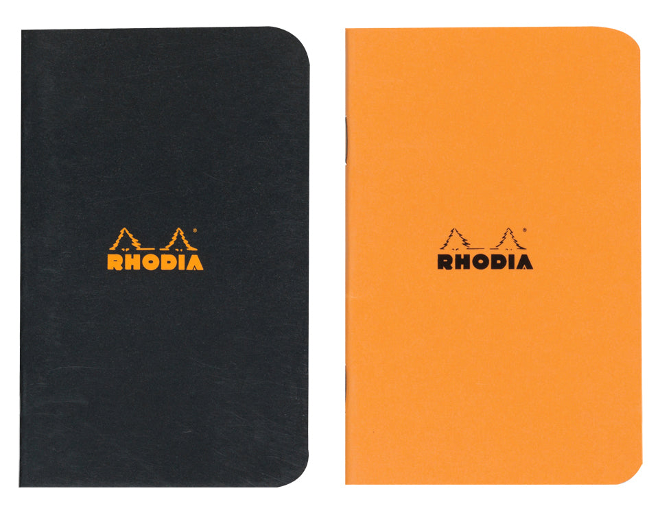 Rhodia Classic Notizheft – 119 × 76 mm – 5 mm kariert – 24 Blatt – 80 g/m² – farbig sortiert – PEFC