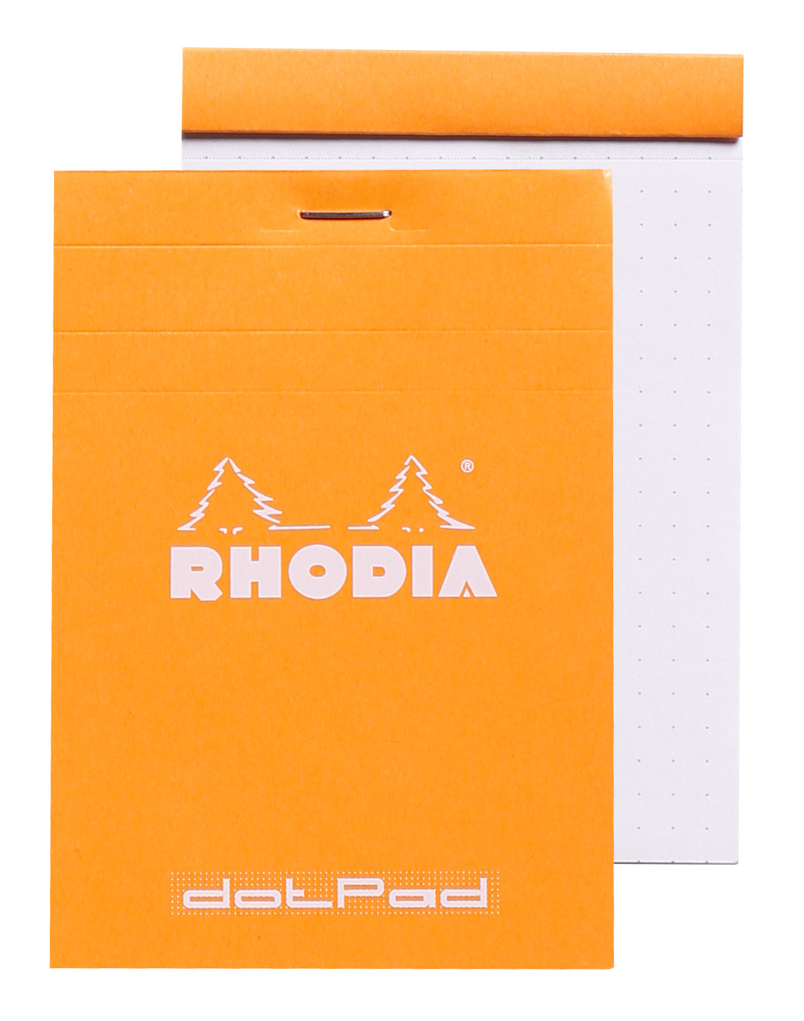 Rhodia Notizblock – 171 × 115 mm – 80 Blatt – 80 g/m² – oben gebunden, mikroperforiert, Kartonrücken – PEFC