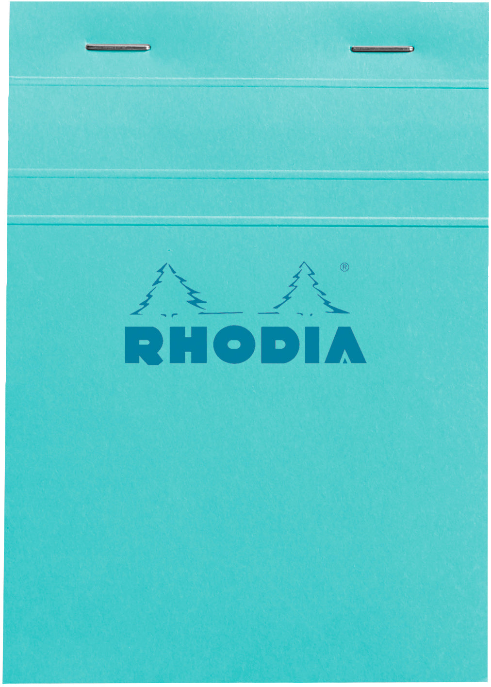 Rhodia Notizblock – A6 – mikroperforiert, wasserdichter Deckel, stabiler Papprücken, blau, FSC