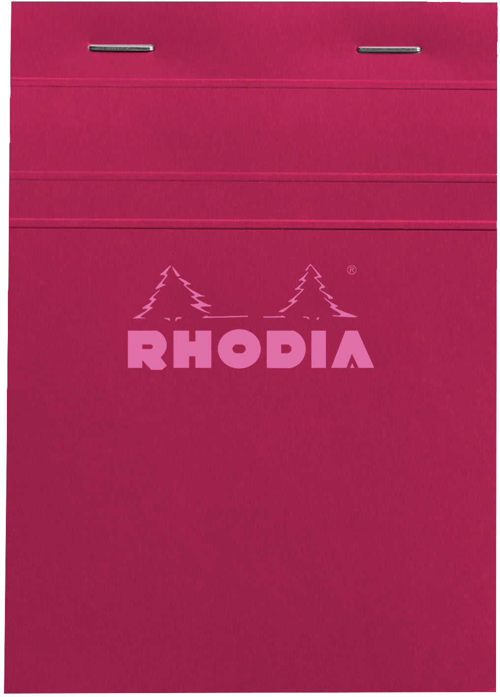 Rhodia Couleurs Notizblock – A6 – kariert – 80 Blatt – 80 g/m² – mikroperforiert, Papprücken – rot – FSC