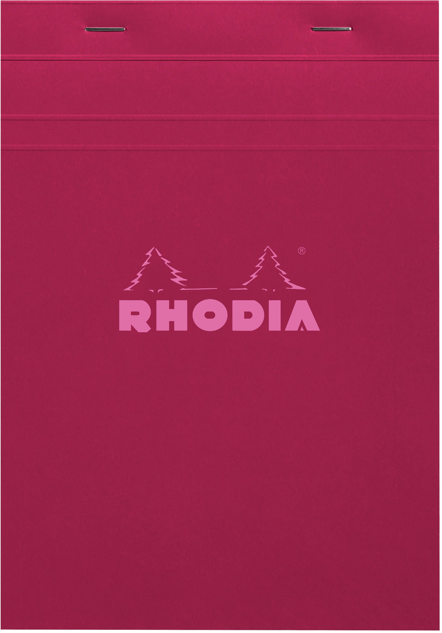 Rhodia Notizblock – A5 – 80 Blatt – 80 g/m² – kopfseitige Heftung, mikroperforiert – rot – FSC