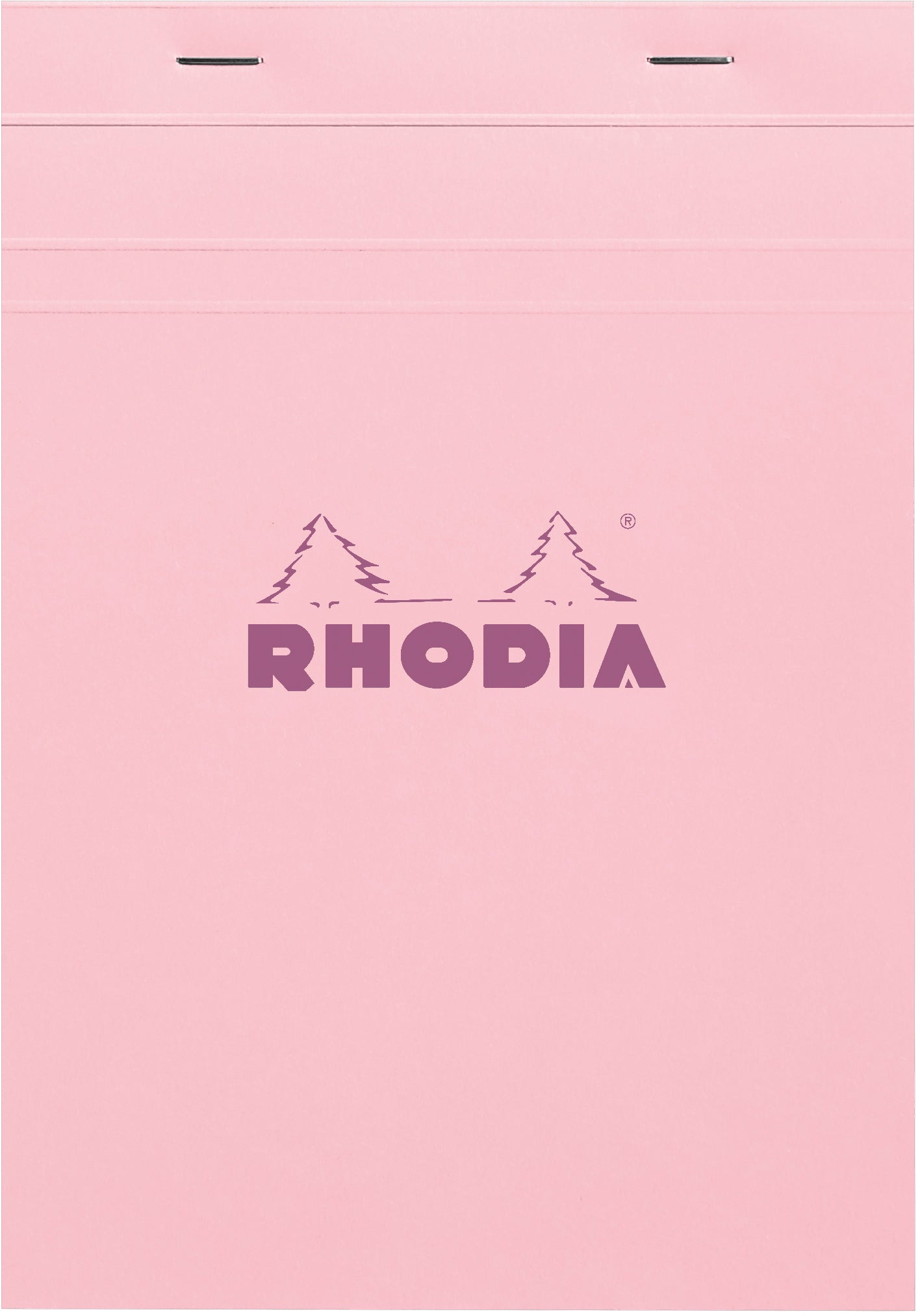 Rhodia Notizblock – A5 – kariert – 80 Blatt – 80 g/m², mikroperforiert, wasserdichter Deckel, rosa, FSC