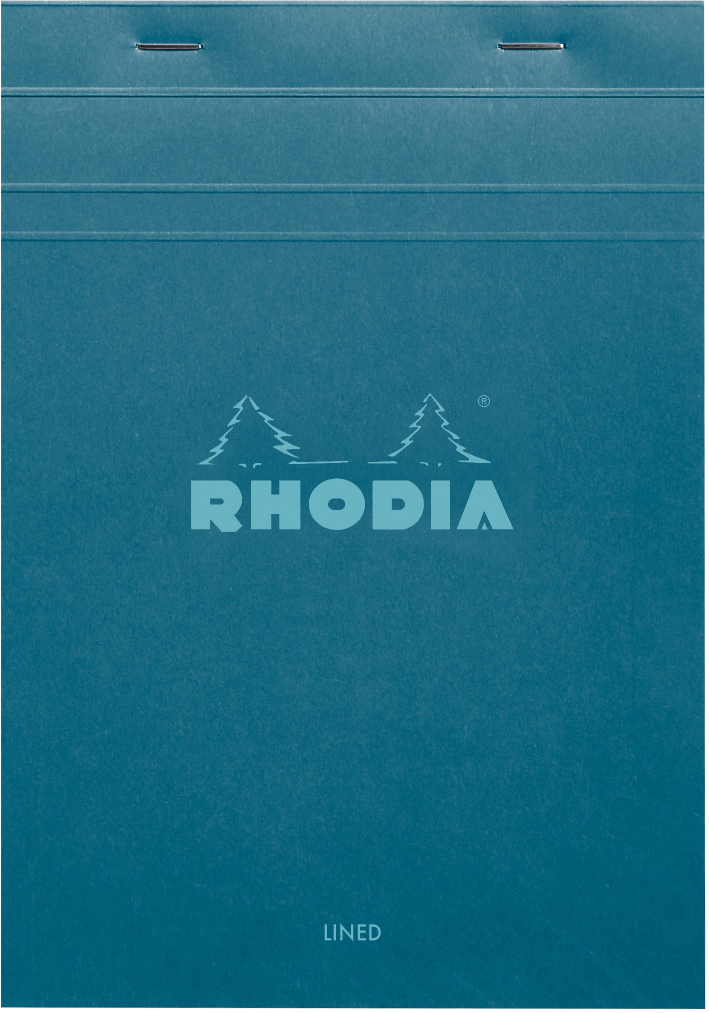 Rhodia Notizblock – A5 – liniert – 80 Blatt – 80 g/m² – kopfseitig geheftet, mikroperforiert – grün – FSC