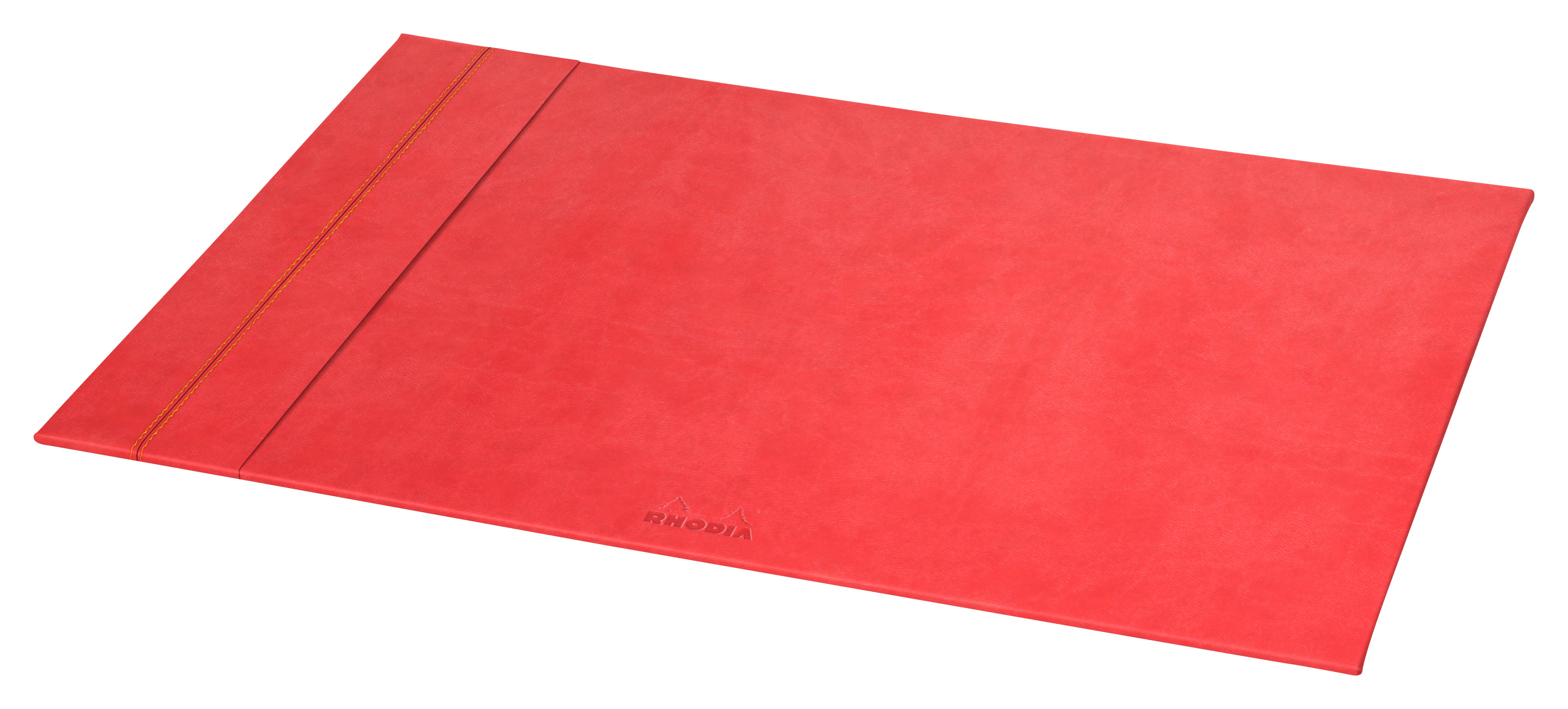 Rhodiarama Schreibtischunterlage – 600 × 400 mm, Kunstleder, Koralle