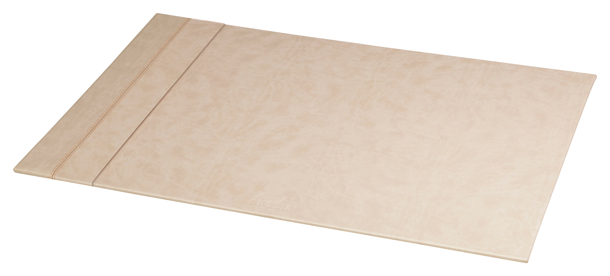 RHODIARAMA Schreibtischunterlage – 600 × 400 mm, Kunstleder, Beige