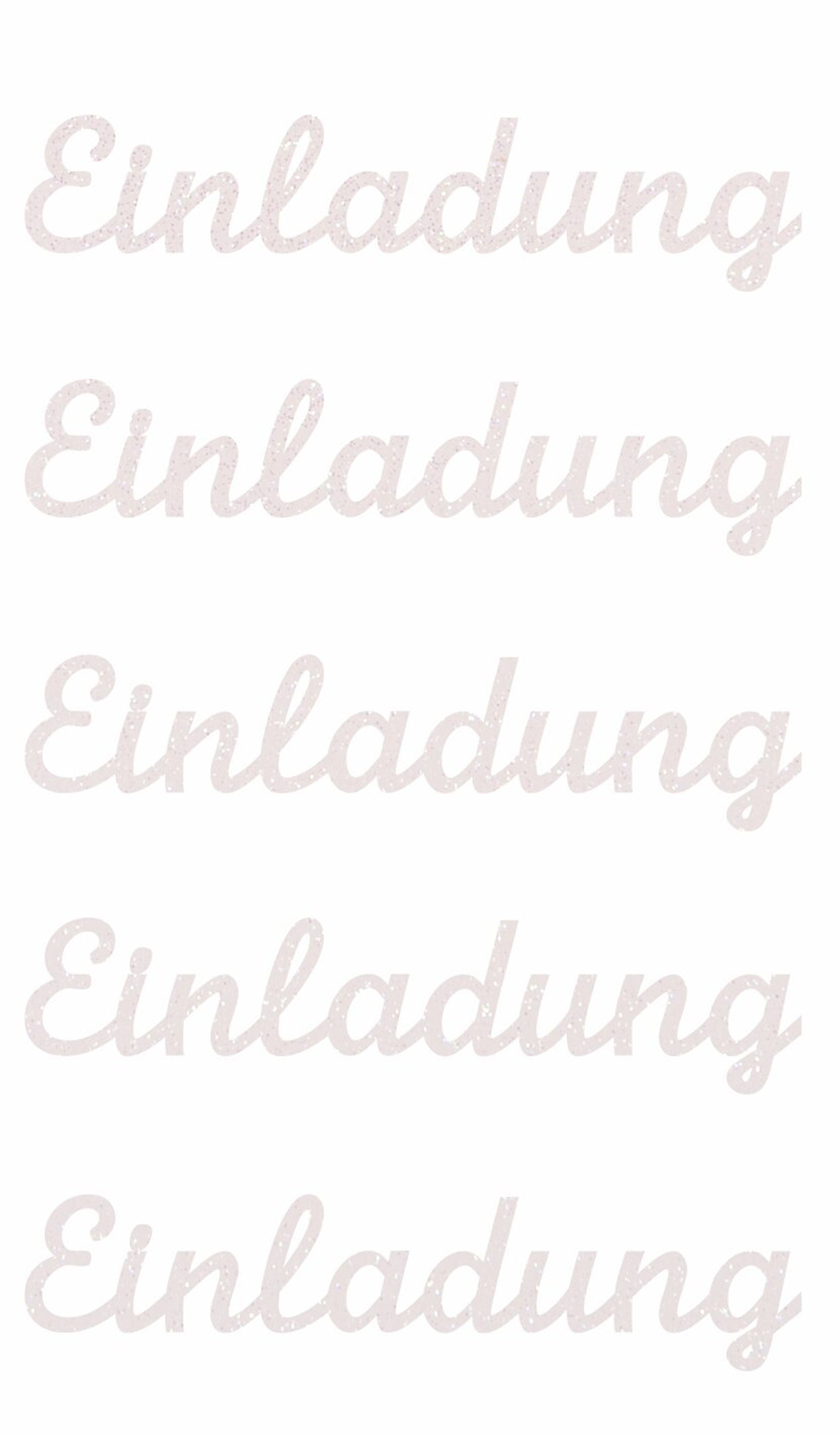 Rico design Sticker – 7 × 15,5 cm, weiss, glitzernd, selbstklebend