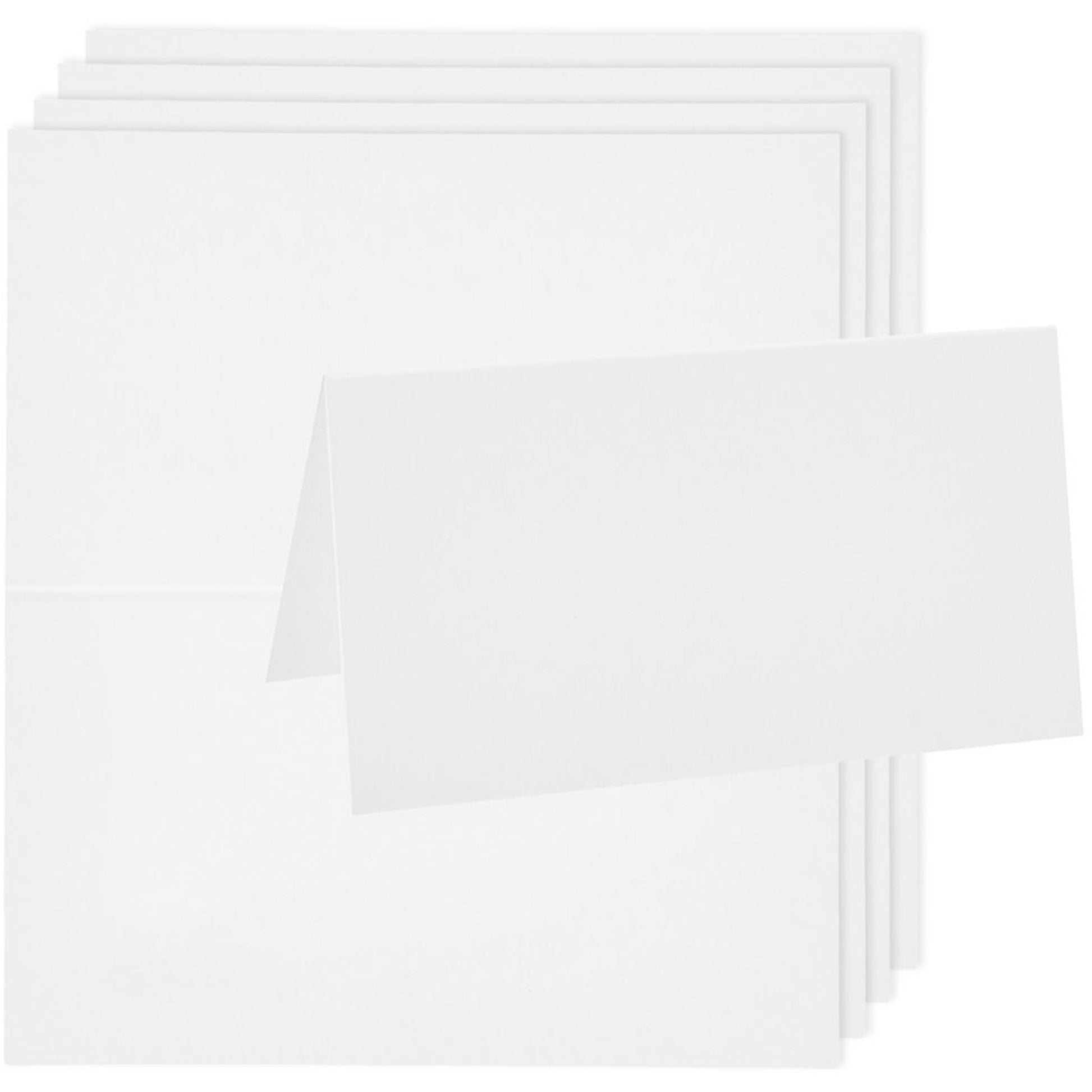 Rico design Tischkarten – Weiss – 10,3 × 9 cm – Papier – 5 Stk