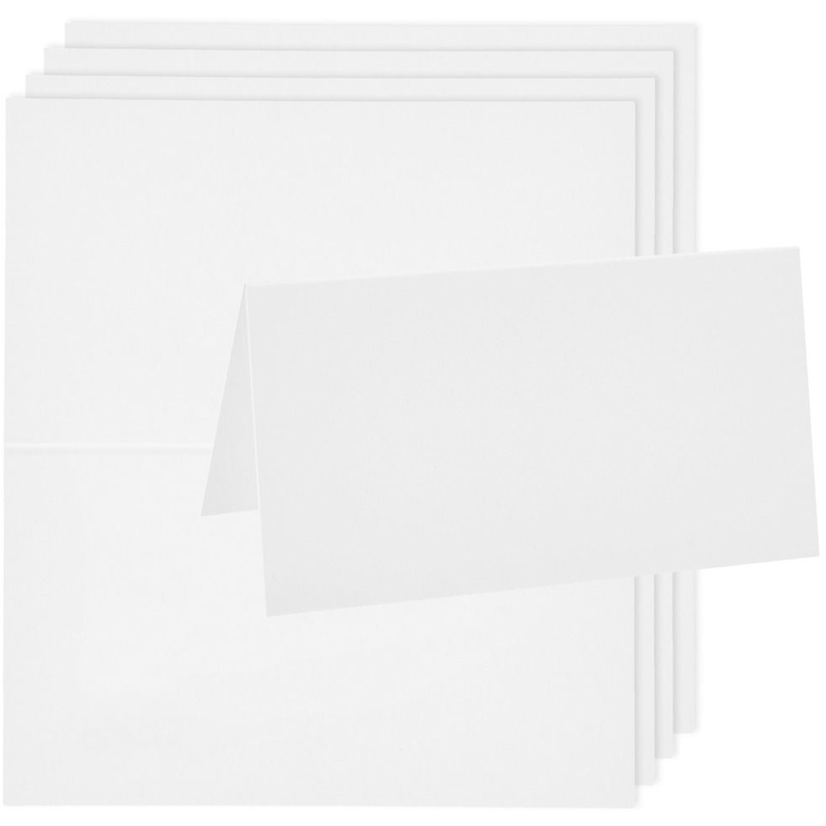 Rico design Tischkarten – Weiss – 10,3 × 9 cm – Papier – 5 Stk