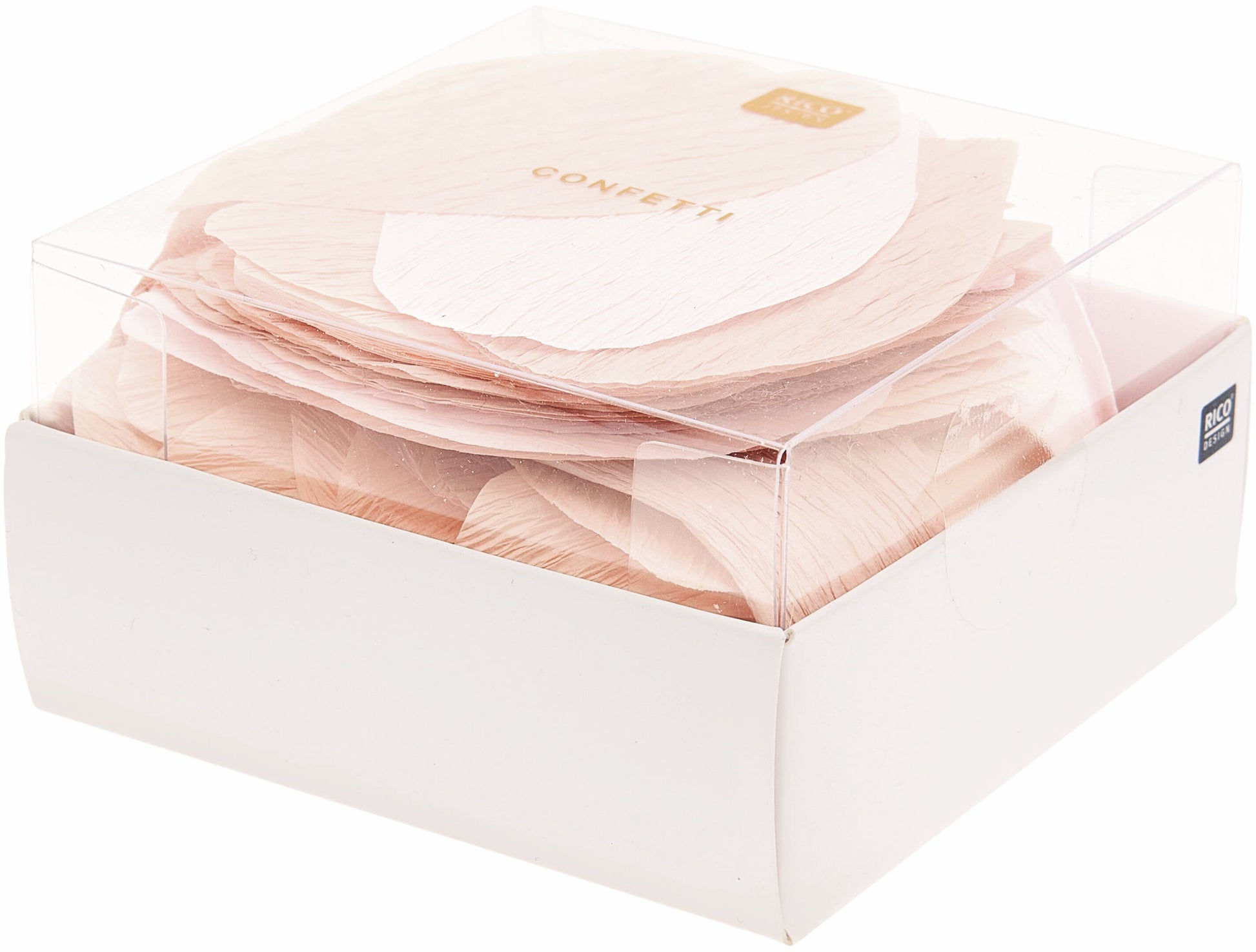 Rico design Konfetti Rosenblätter – rosa – 5 × 9 cm – Papier