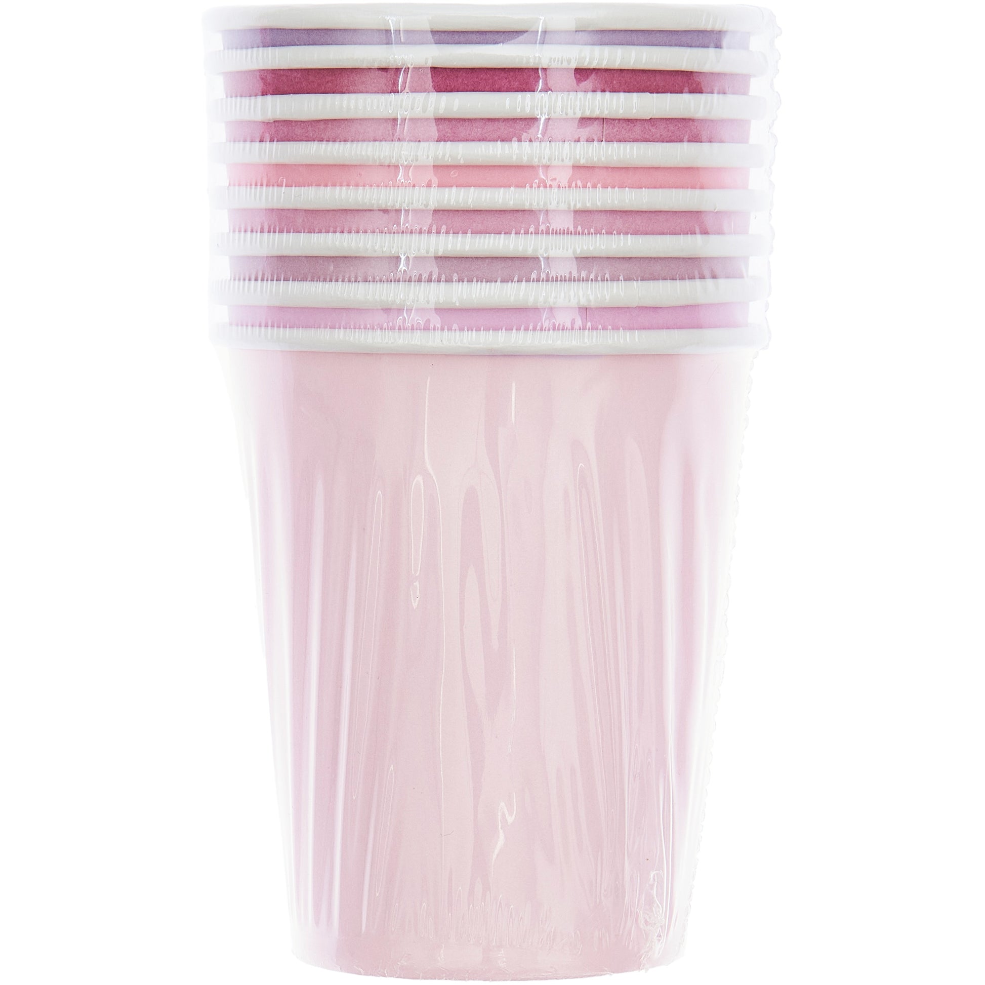 Rico Design Pappbecher, Papier/Karton – 2,5 dl, Rosa Mix – 8 Stk.