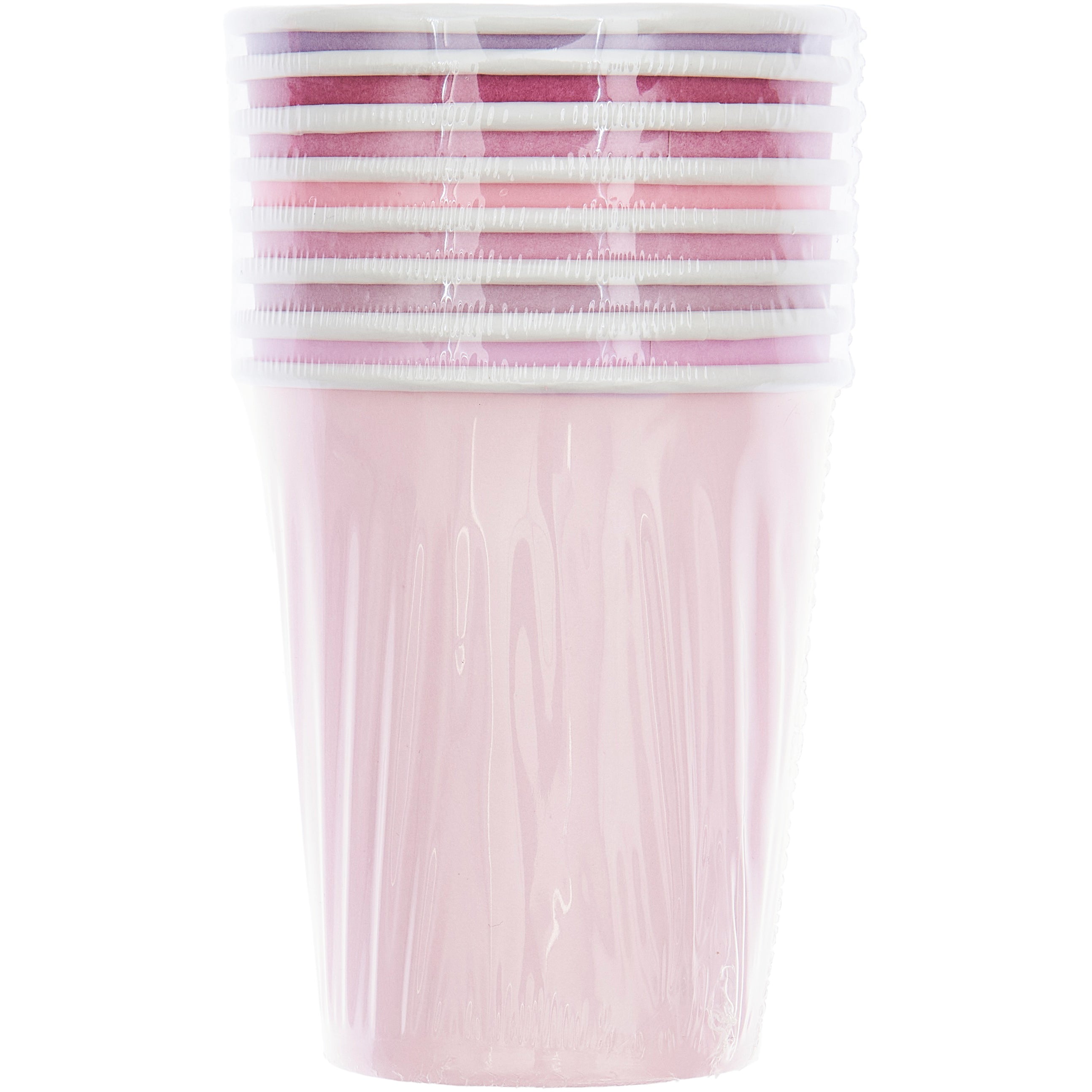 Rico Design Pappbecher, Papier/Karton – 2,5 dl, Rosa Mix – 8 Stk.