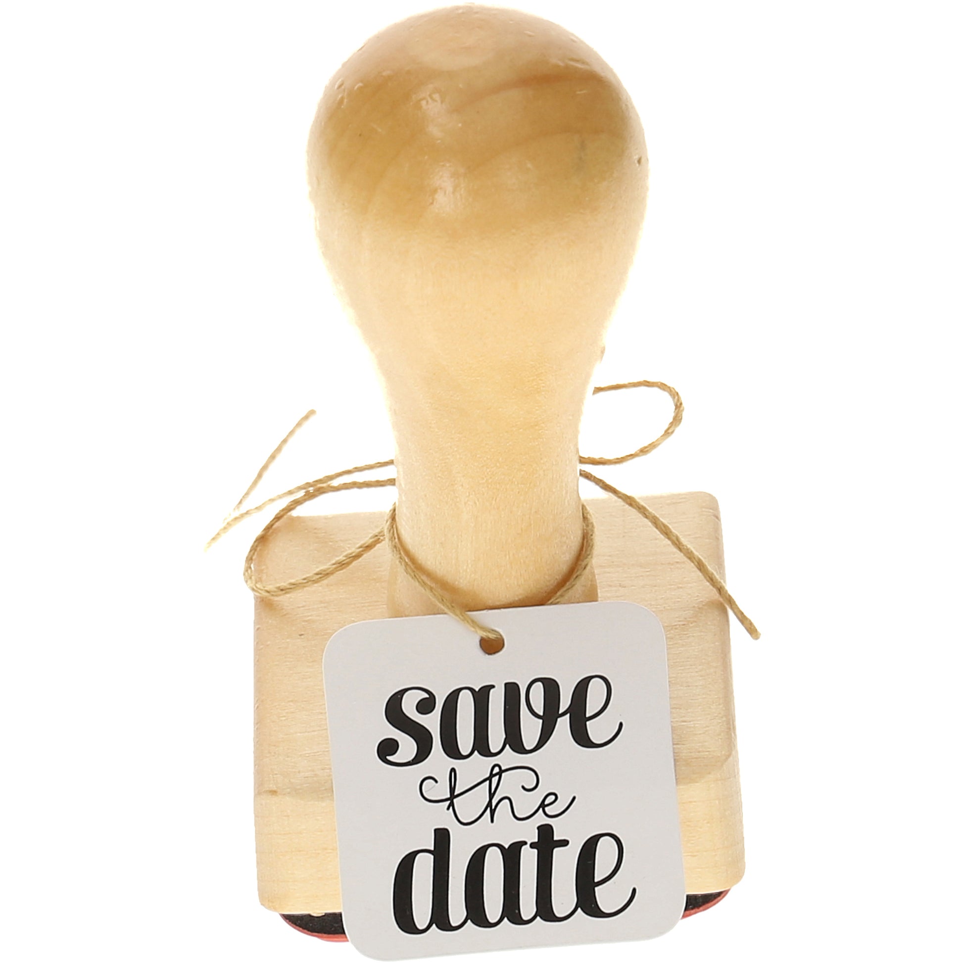 Rico design Stempel – Save the Date – Holz – 40 × 40 mm