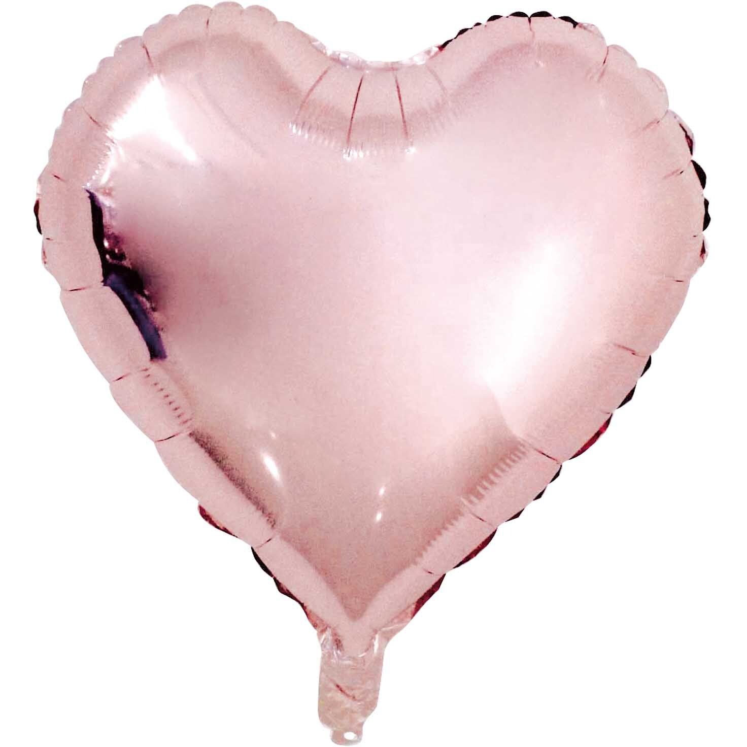 Rico Design Folienballon Herz – Rosa – 36 cm