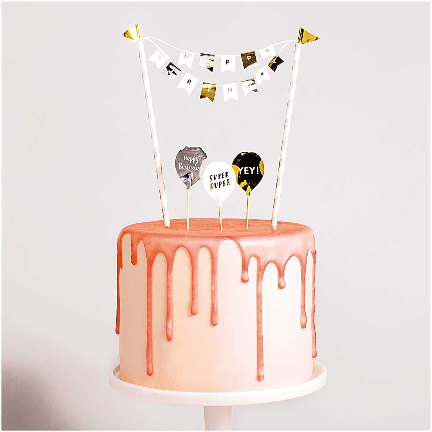 Rico design Party-Piekser Happy Birthday – 25,9 cm