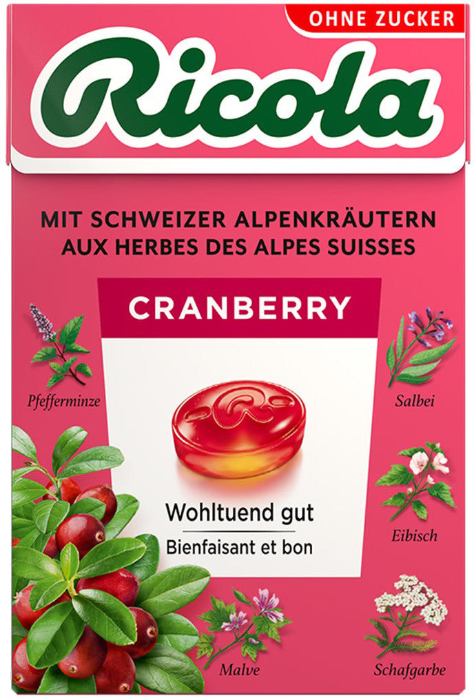 Ricola Kräuterbonbons – Cranberry