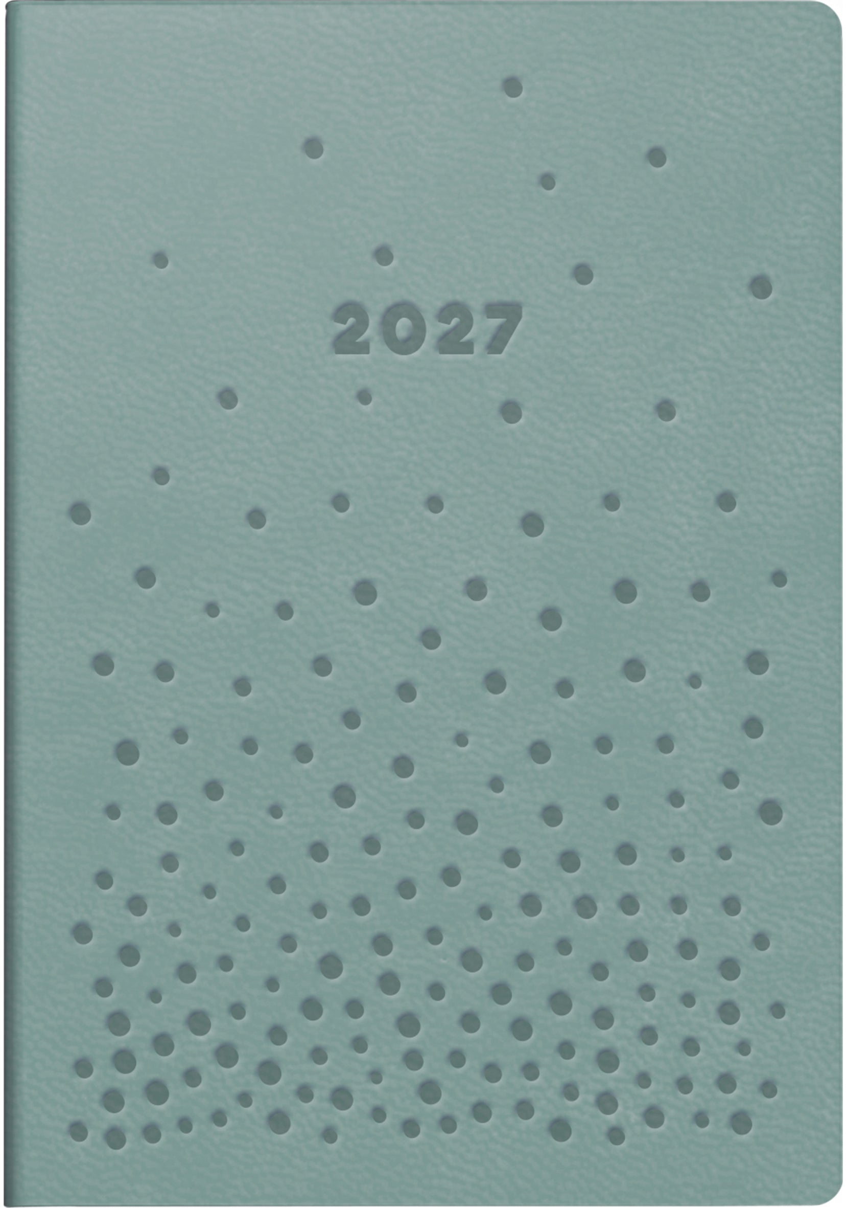 Ridoide Partner Industrie I – Wochenagenda 2027, 1 Woche/2 Seiten, 8,0 × 11,5 cm, Dots