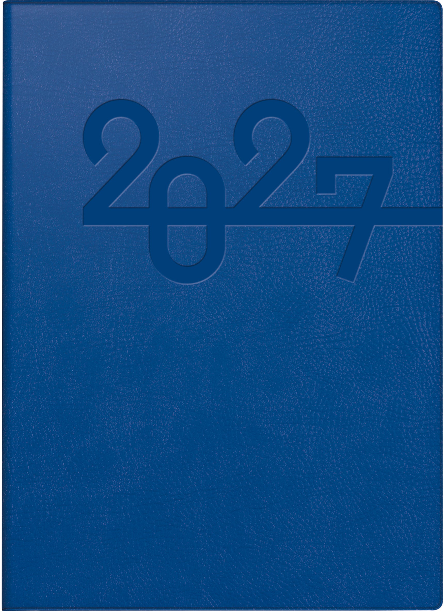Ridoide Technik III – Tagesagenda 2027, 1 Tag/1 Seite, 10,5 × 14,5 cm, Blau