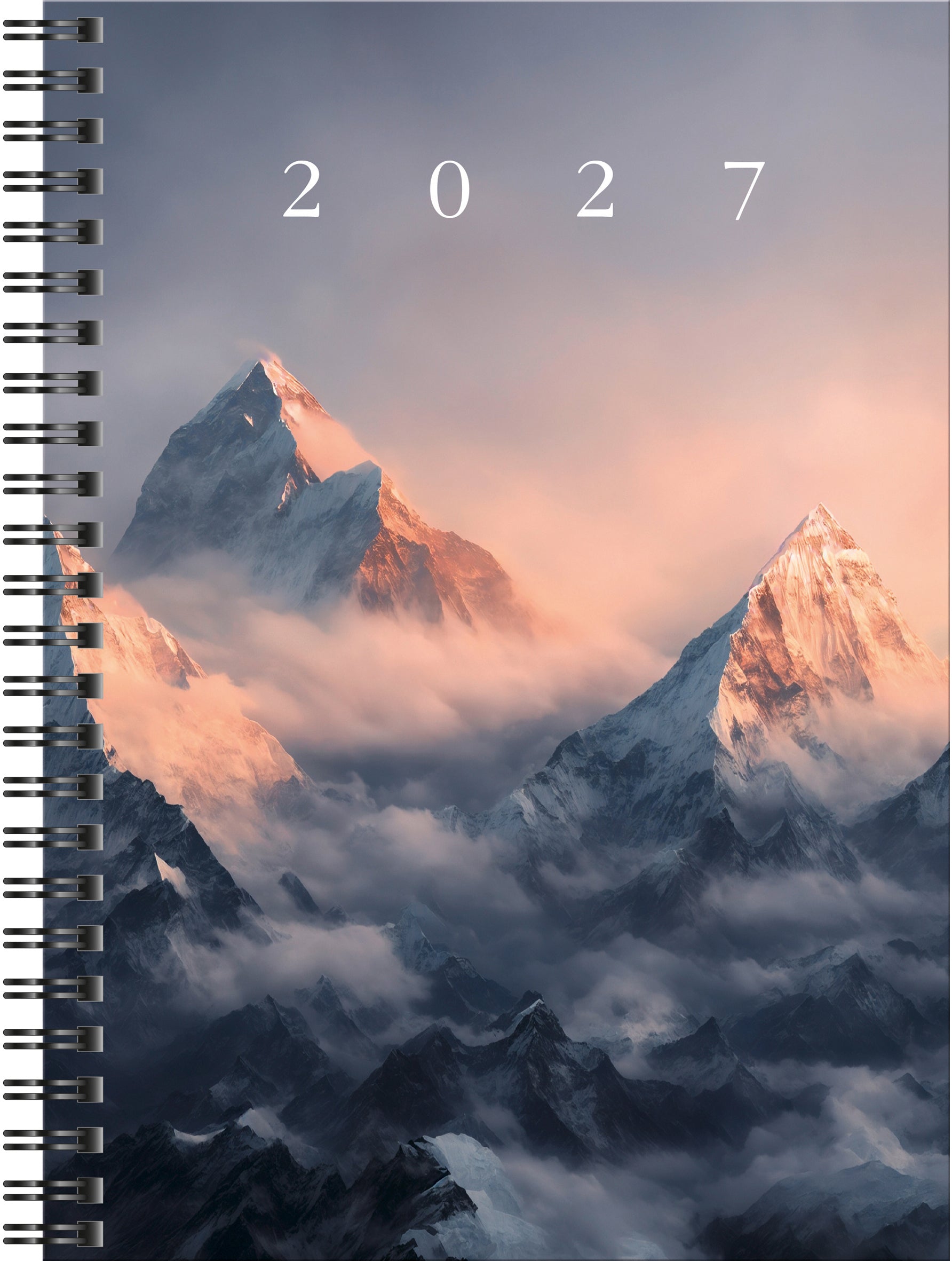 Ridoide Timing 1 Mountains – Wochenagenda 2027, 1 Woche/2 Seiten, A5
