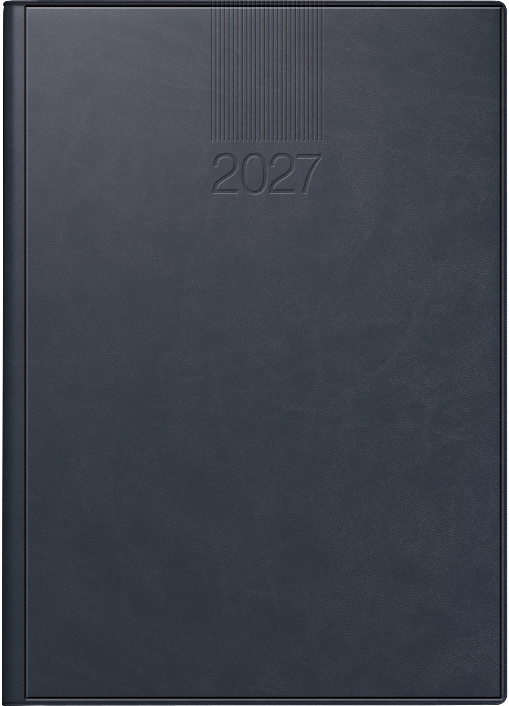 Ridoide Roma West – Tagesagenda 2027, 1 Tag/1 Seite, 15,0 × 21,0 cm, blau