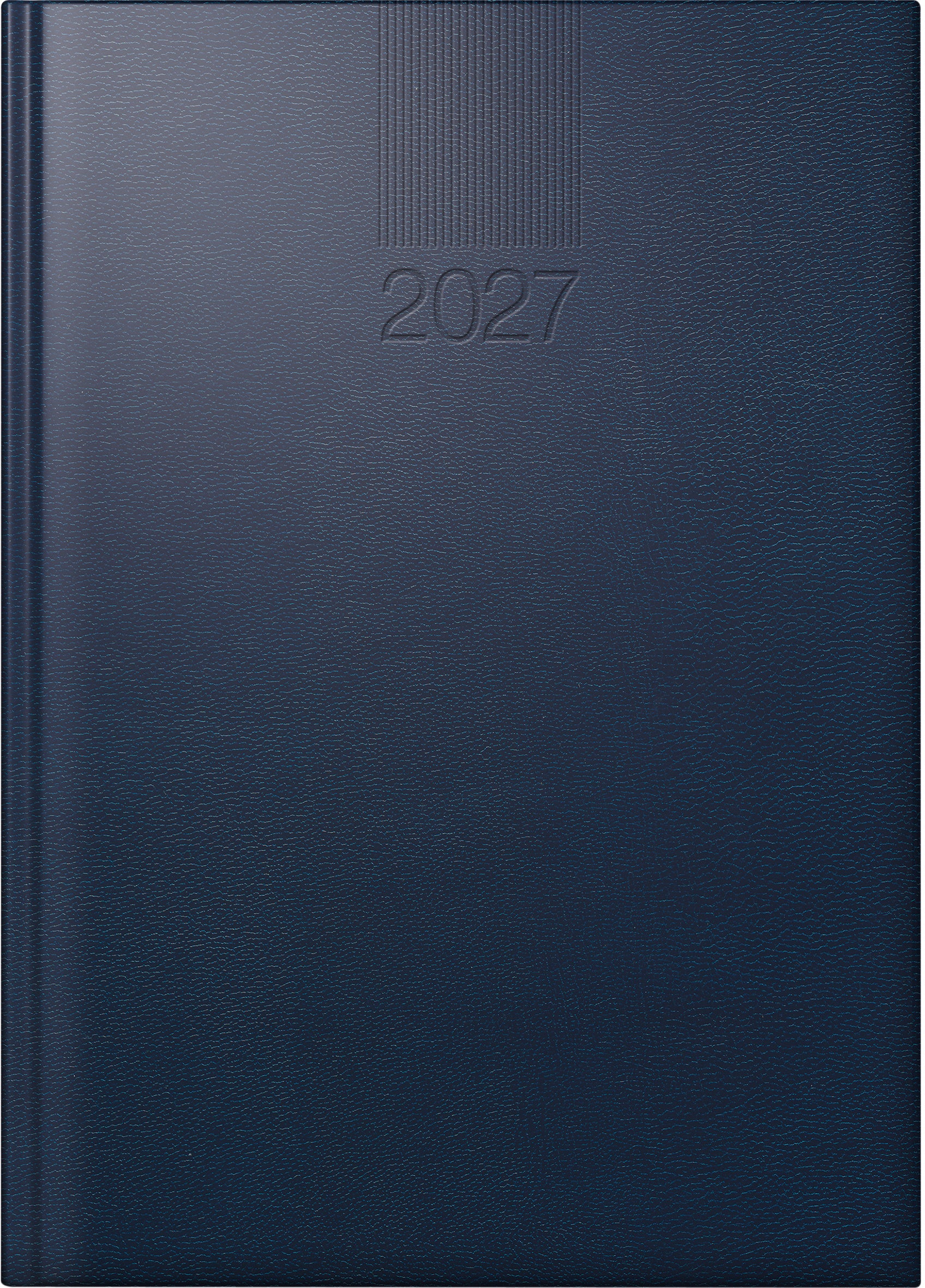 Ridoide Roma – Tagesagenda 2027, 1 Tag/1 Seite, 14,9 × 20,6 cm, blau