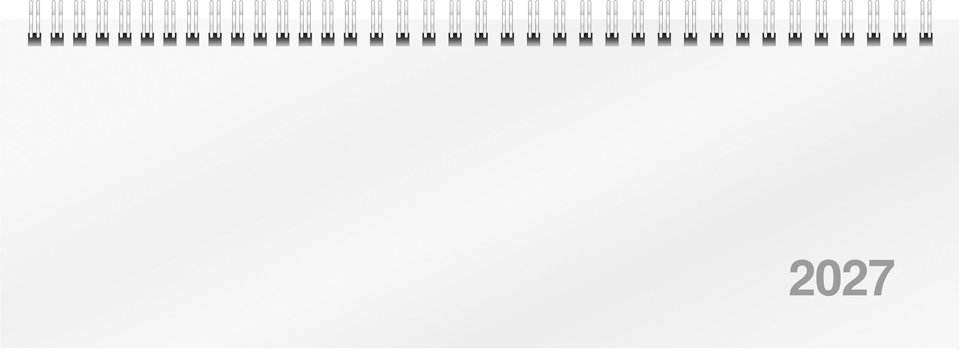 Ridoide AC-Terminer – Tischkalender 2027, 1 Woche/2 Seiten, 11,2 × 30,6 cm