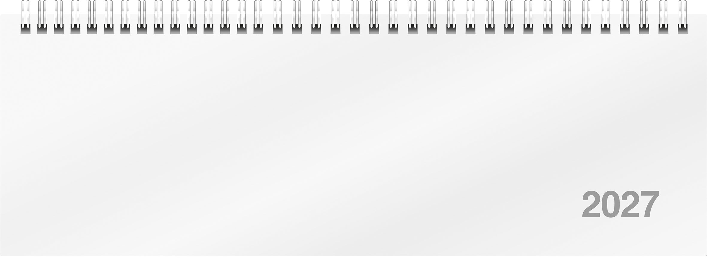 Ridoide AC-Terminer – Tischkalender 2027, 1 Woche/2 Seiten, 11,2 × 30,6 cm
