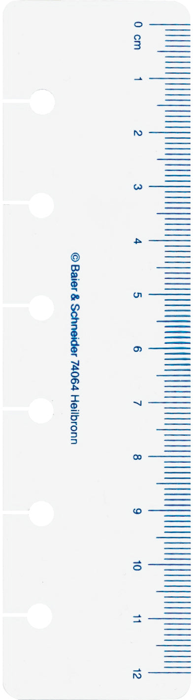 Ridoide Timing 3 – Lesezeichen, transparent, 40 × 135 mm