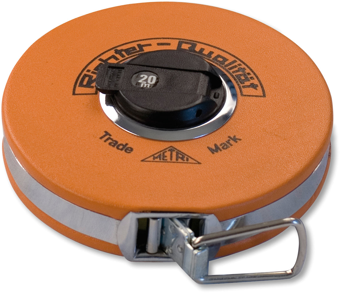 Rieffel Glasfasermassband A10595 – 10 m, 16 mm Band, Kapsel, Braun