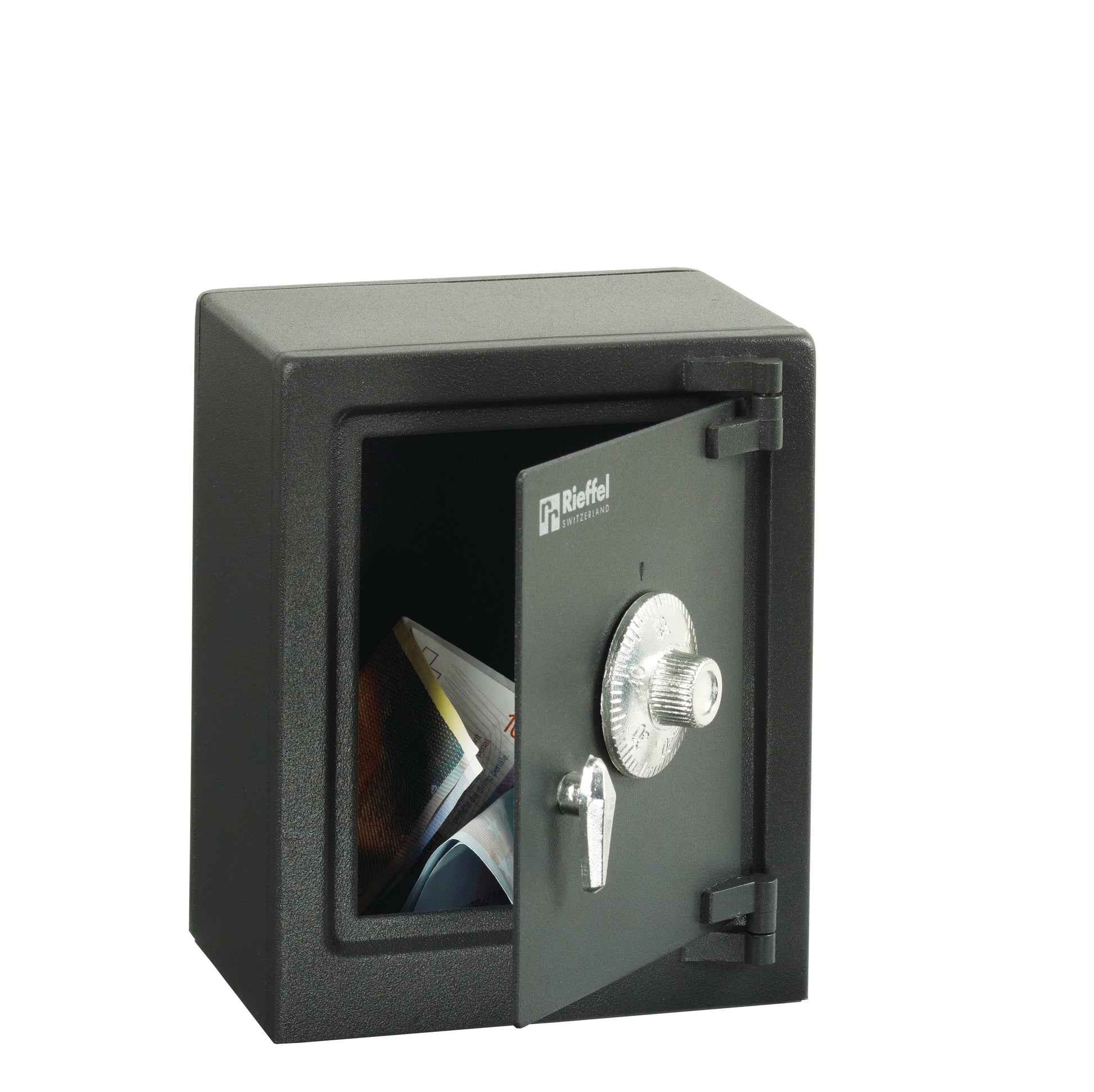 Rieffel Tresor A16644 – Elektronikschloss – 100 × 139 × 118 mm – Anthrazit