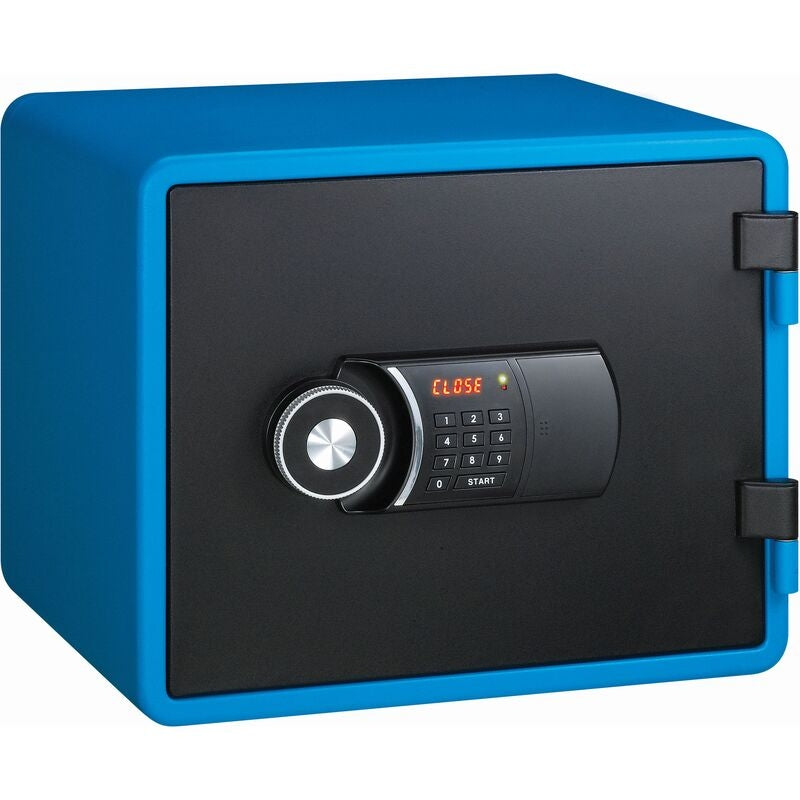 Rieffel Tresor VT-FS A19083 – Elektronikschloss – 21,0 l – Feuerfest – Blau