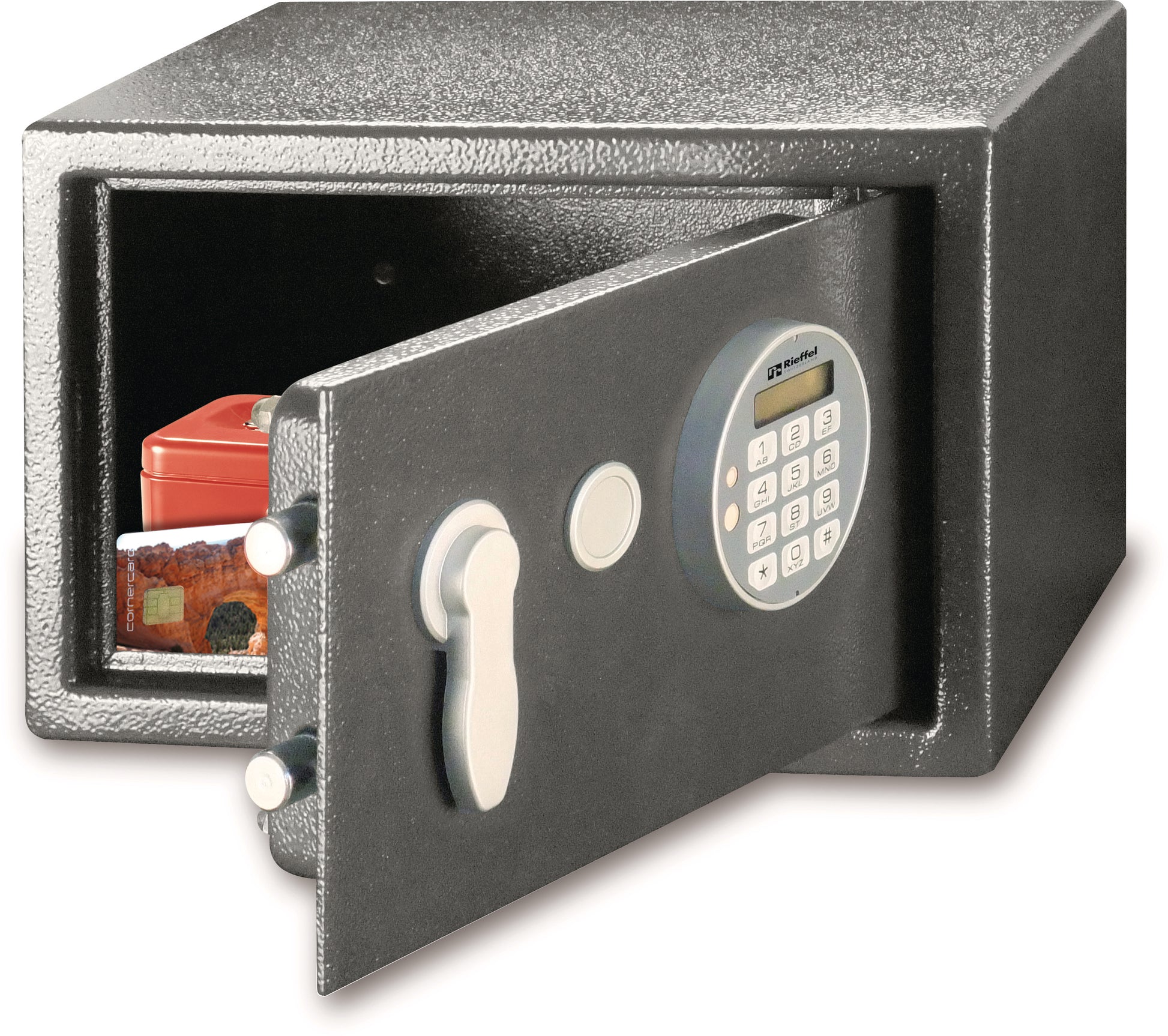 Rieffel Tresor VT-SB 225 SE – Elektronikschloss – 16 l – Boden-/Wandmontage – Anthrazit