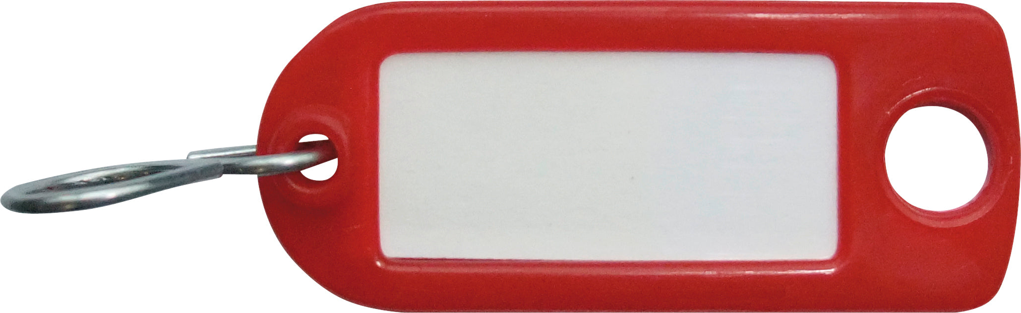 Rieffel switzerland Rieffel Schlüsselanhänger – beschriftbar, mit S-Haken, Kunststoff, rot, 116 × 53 mm