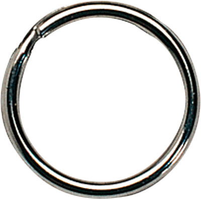 Rieffel switzerland Rieffel Schlüsselring A20984 – Stahl (vernickelt), Silber, Ø 38 mm