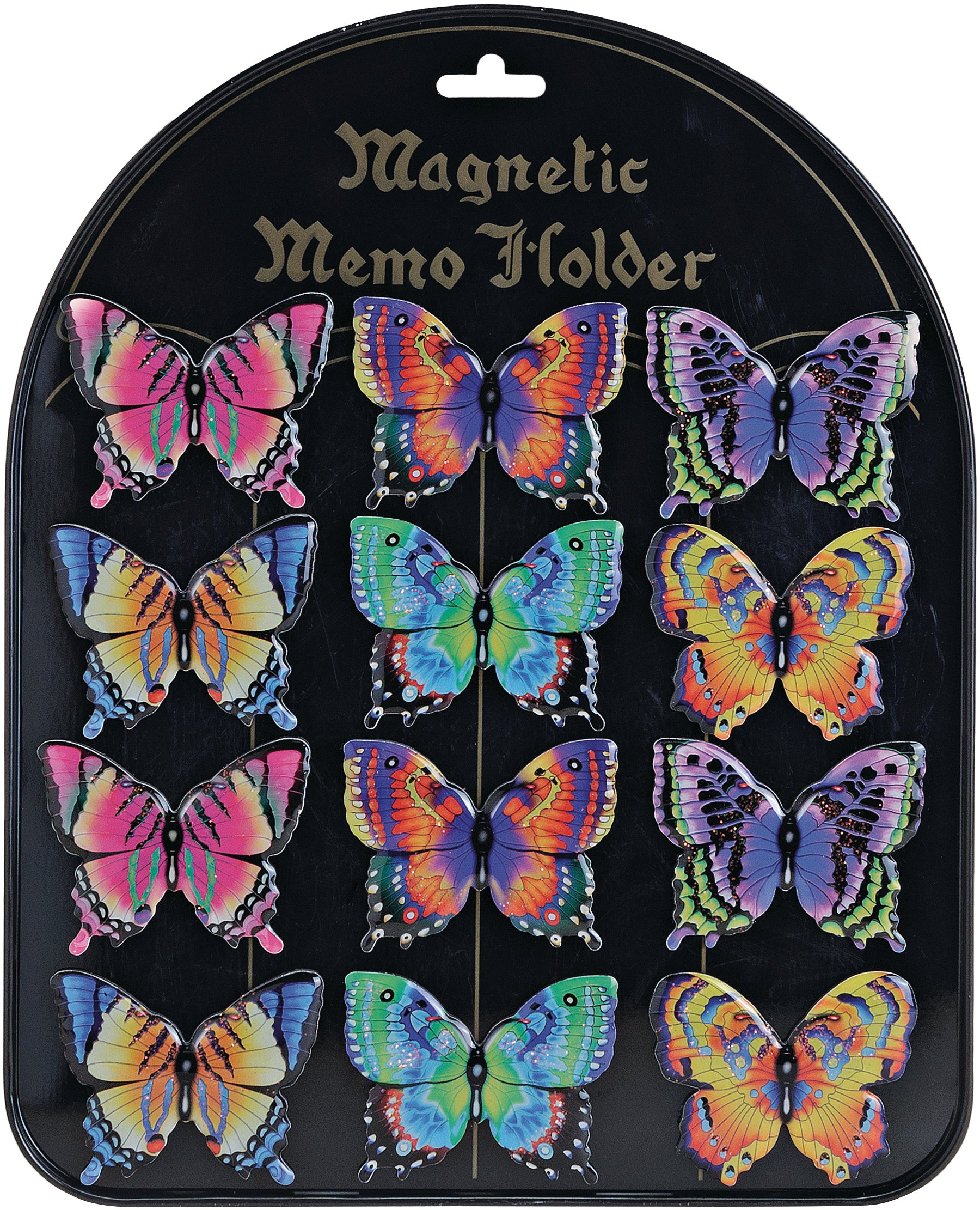 ROOST Magnet – 7 × 5,5 × 0,5 cm – Schmetterling, mehrfarbig