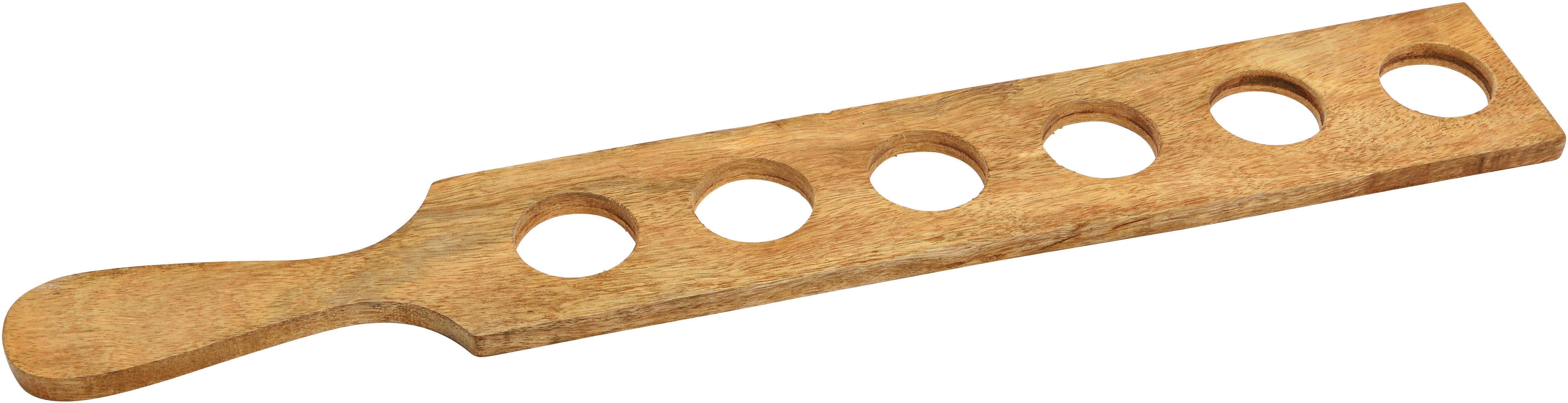 ROOST Gläser-Zubehör Schnapsbrett – 51 × 8 × 1,4 cm, 6-teilig